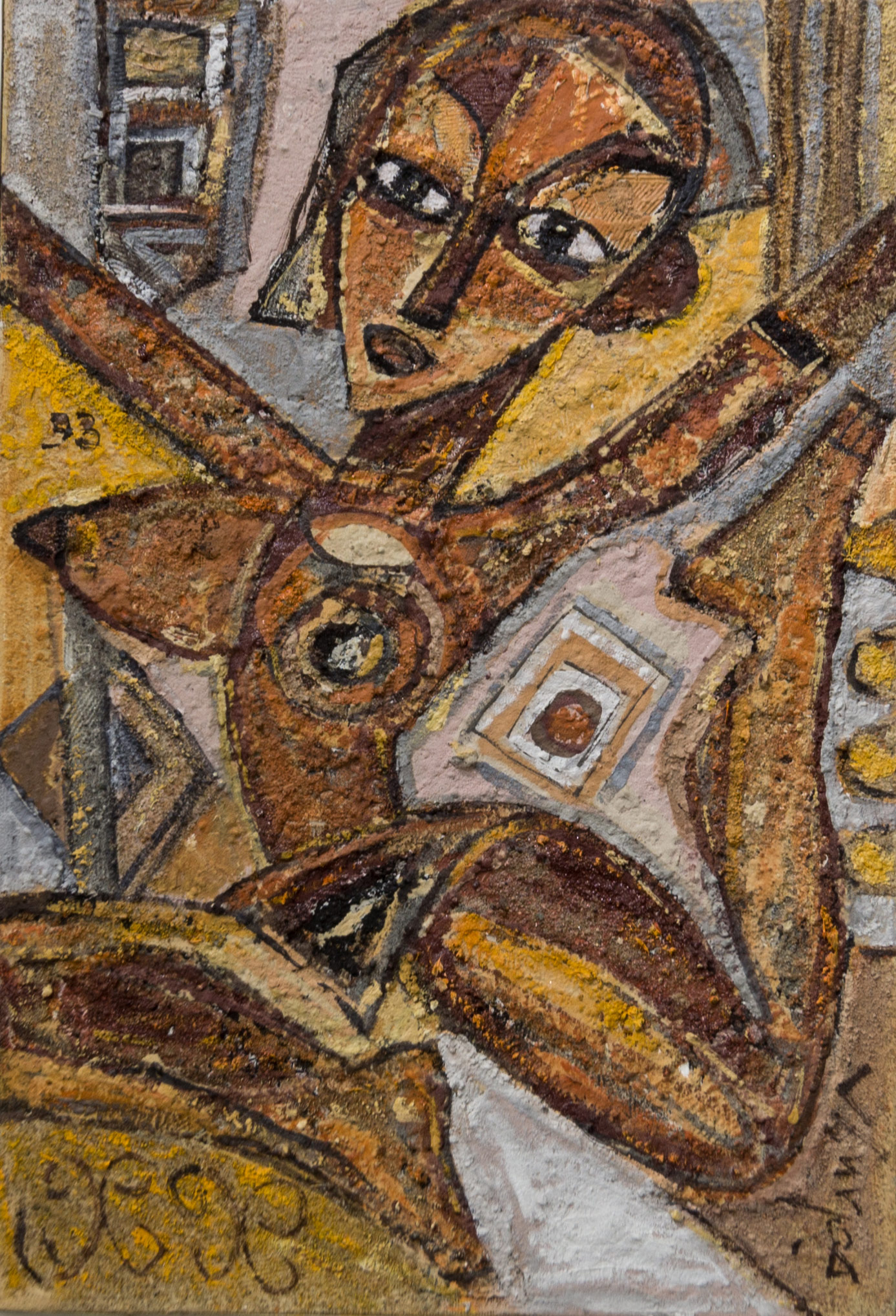 Lot 8 — Georges Ebrin Adingra, Dance – what a world of emotions
