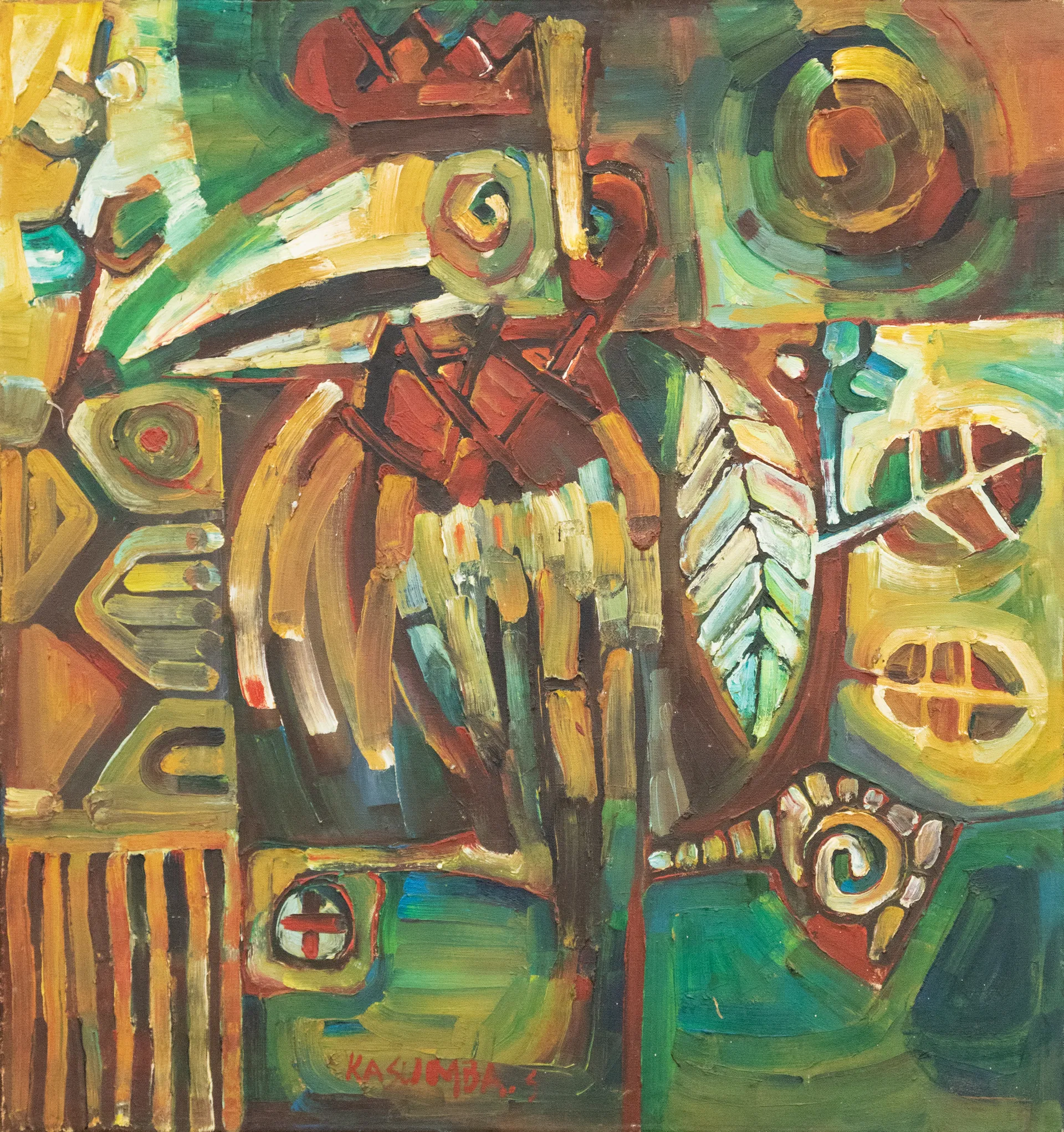 Lot 61 — Stephen Kasumba, Birds in Wilderness