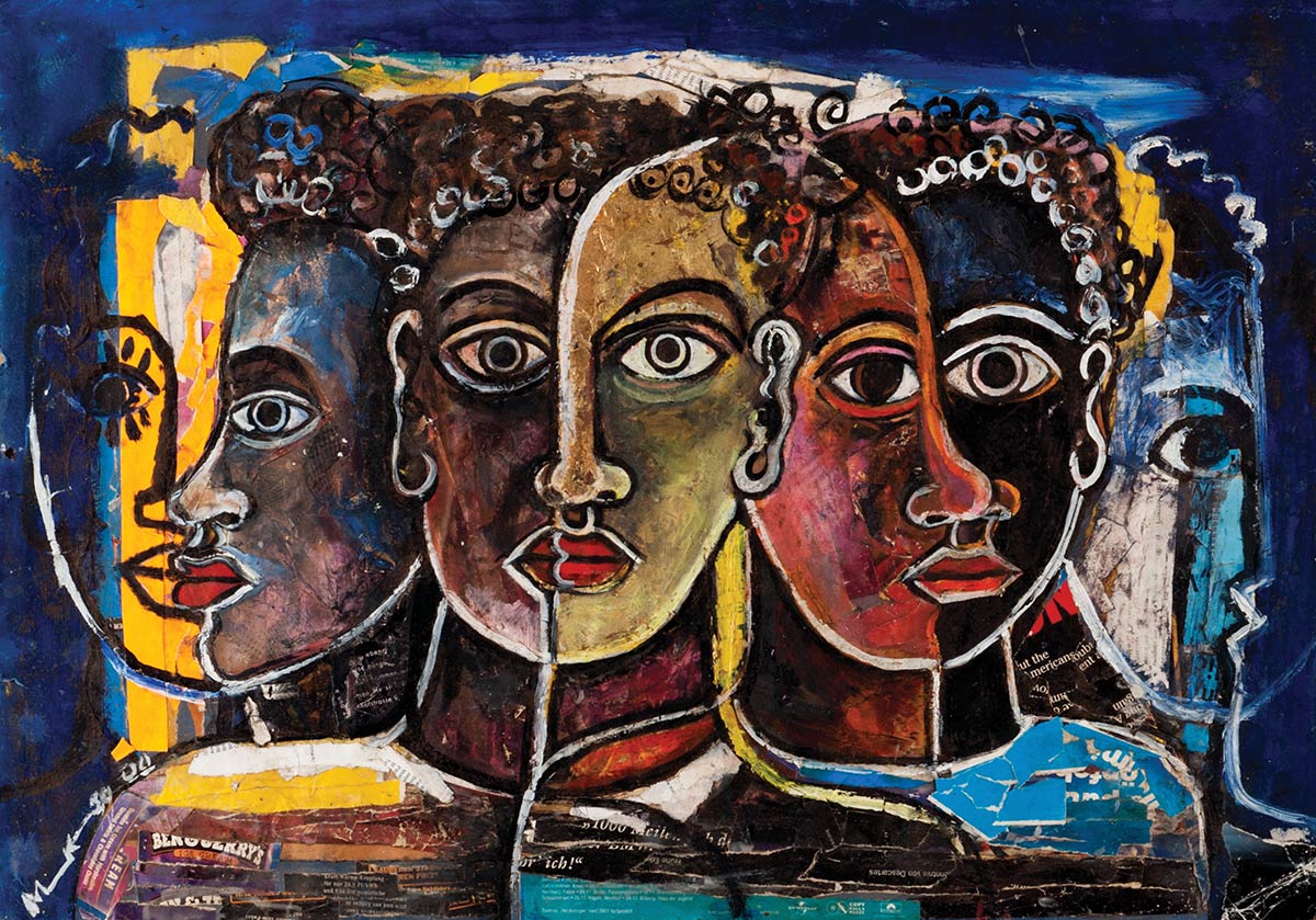 Lot 3 — Geoffrey Mukasa, Seven Faces