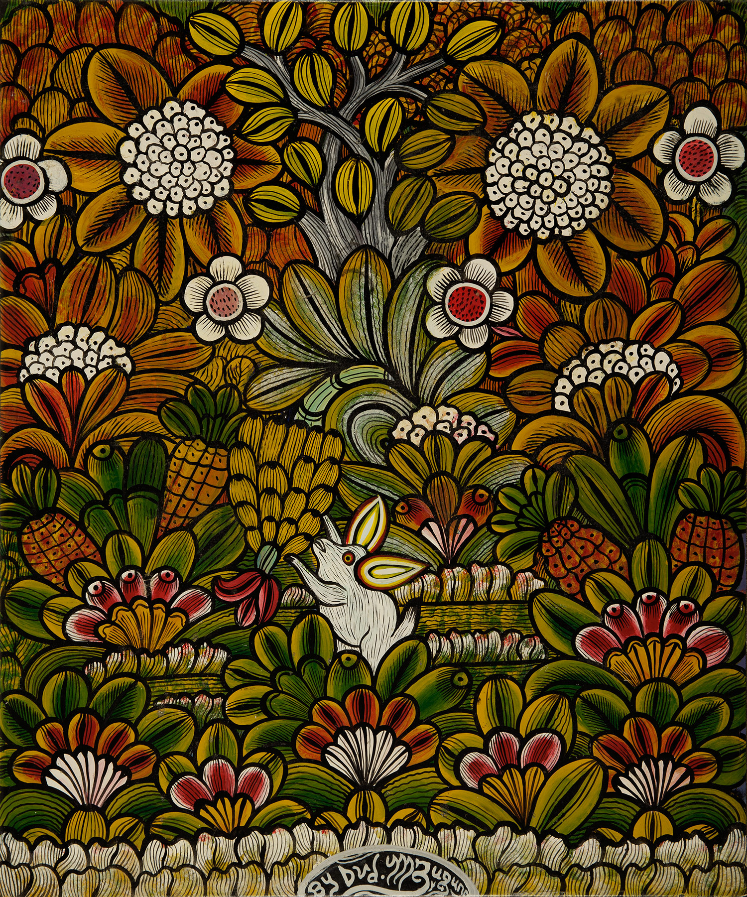 Lot 28 — David Mzuguno, Untitled (A Hare in the Bush)