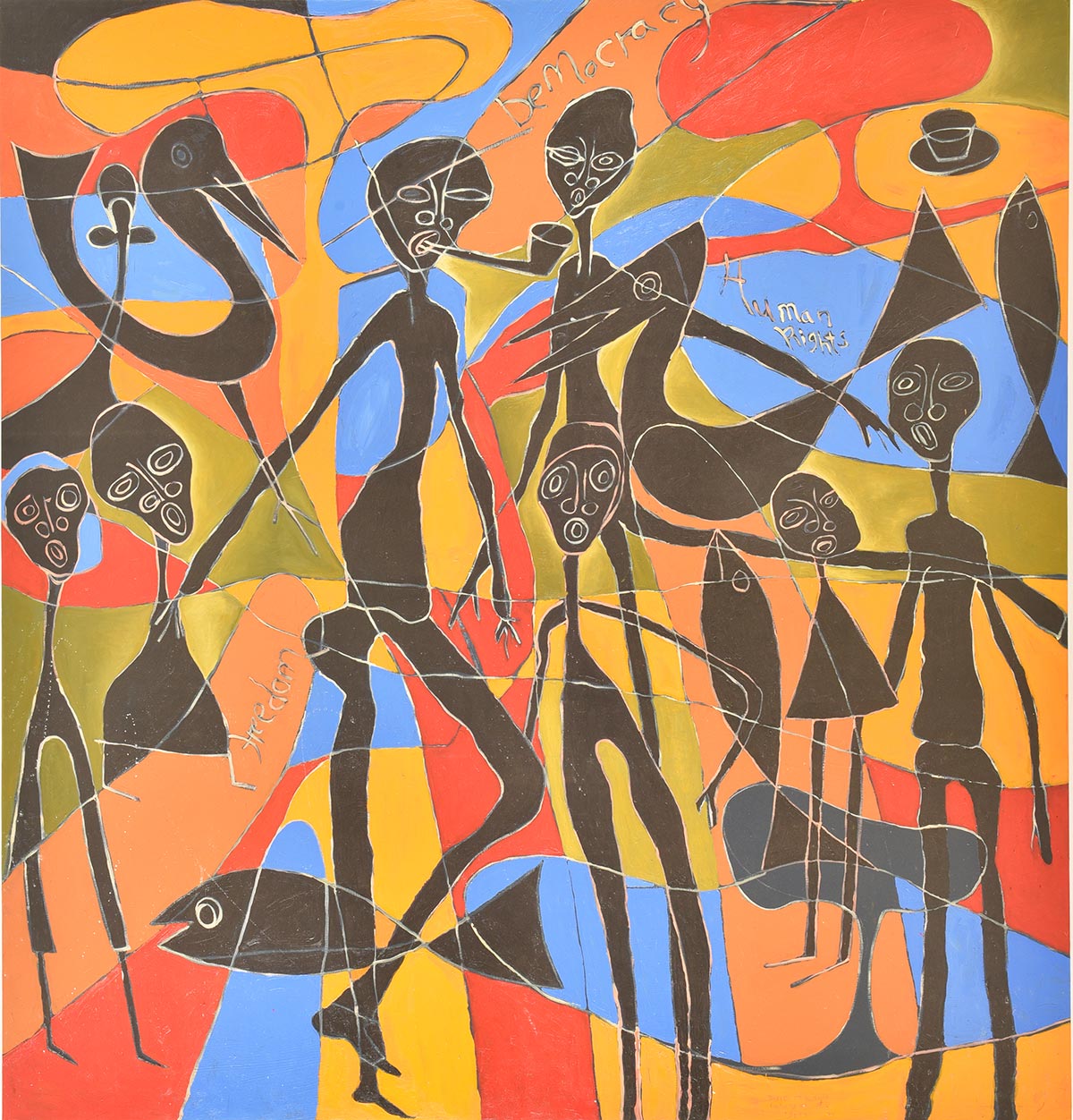 Lot 8 — Kizito Maria Kasule, The Legacy of Democracy II