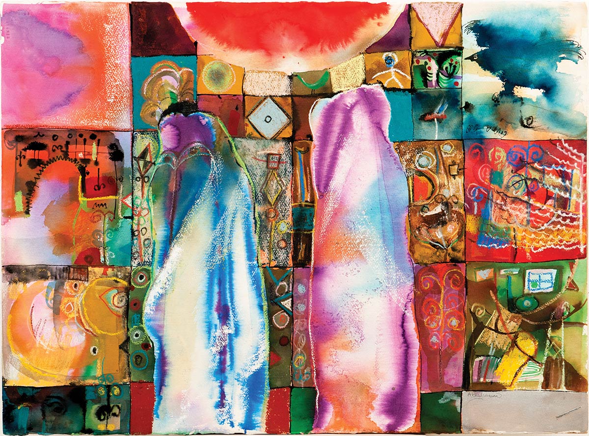 Lot 15 — Ahmed Abushariaa, Untitled