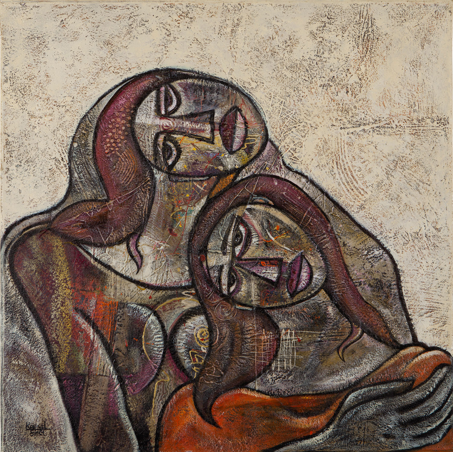 Lot 53 — Kamal Shah, Caress, circa 1998