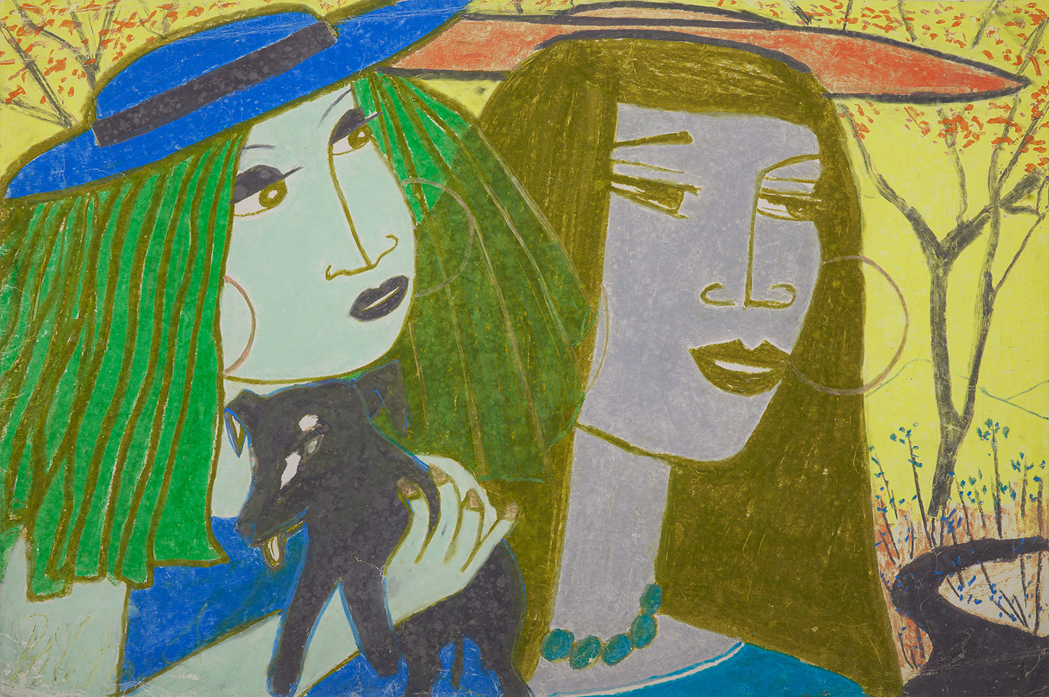 Lot 8 — Charles Sekano, Untitled (Two Women