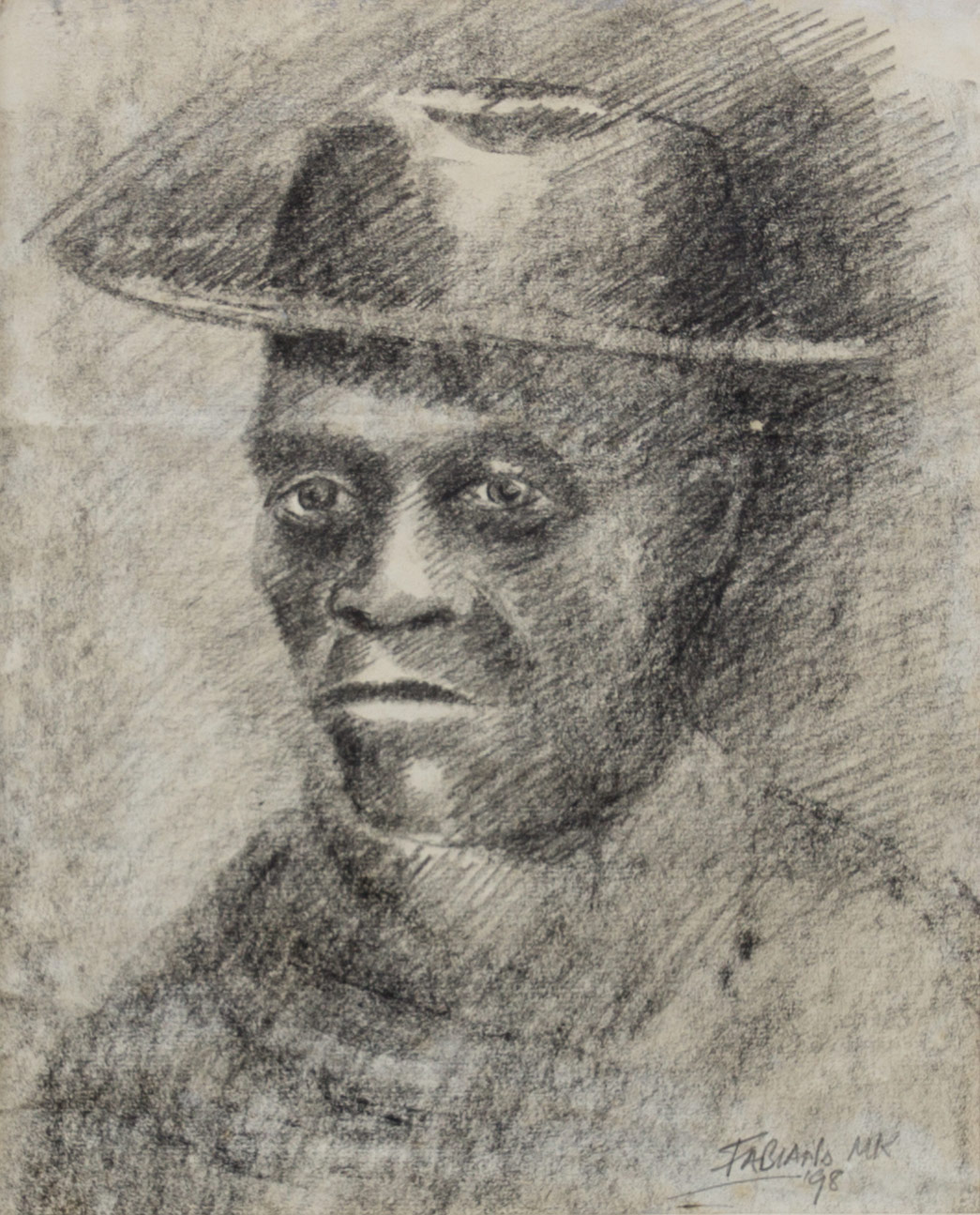 Lot 38 — Fabian Mpagi, Man in a Hat