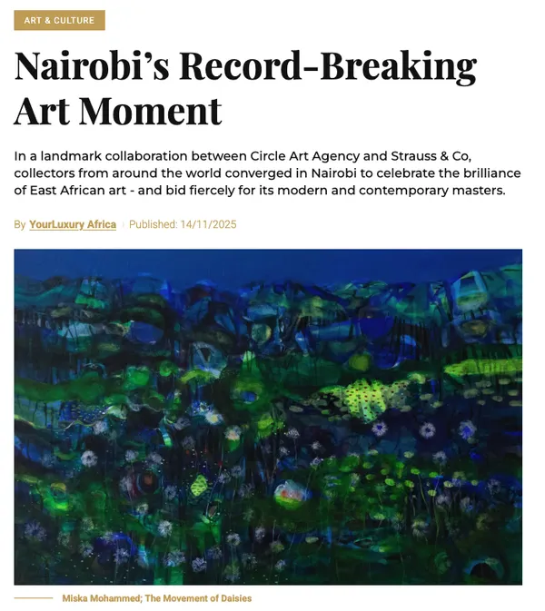 Nairobi's Record-Breaking Art Moment, YourLuxury Africa