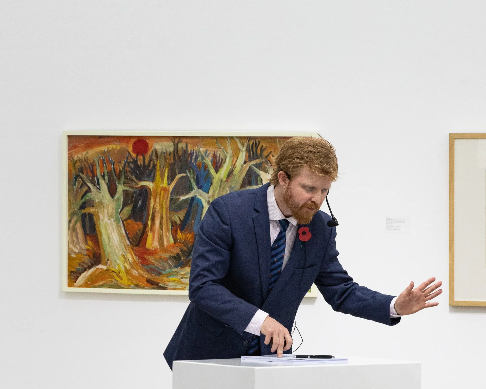 Strauss & Co auctioneer during the 2025 sale