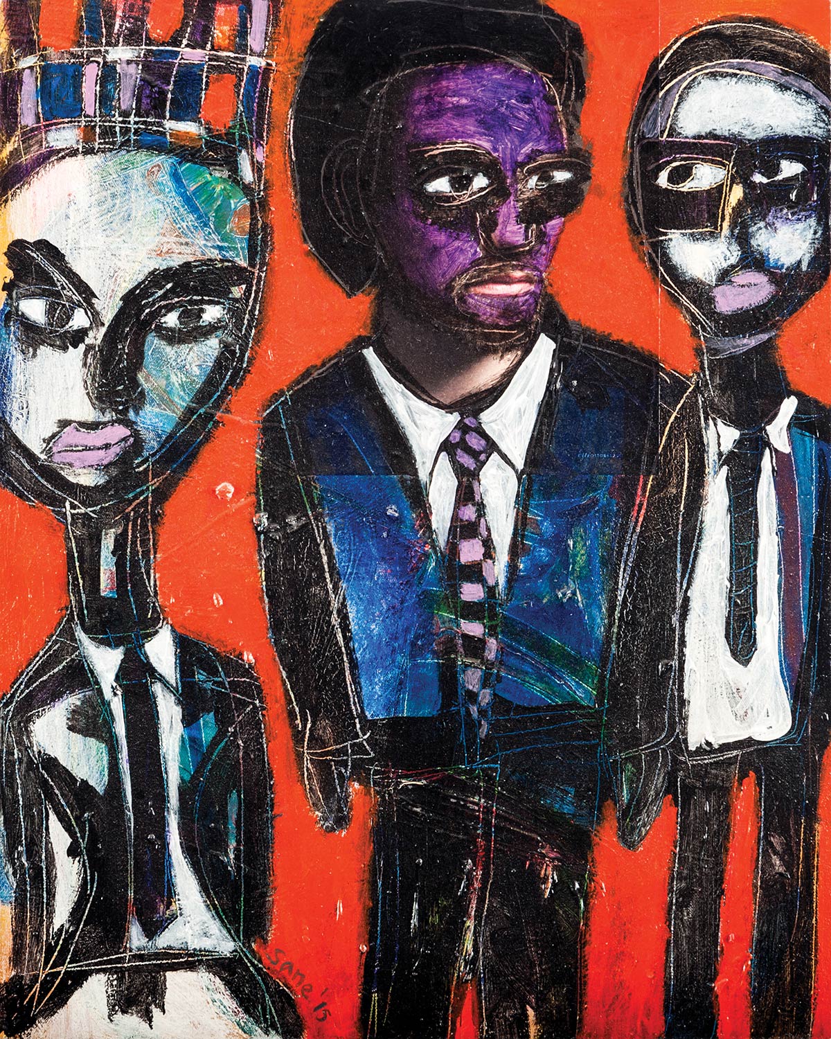 Lot 51 — Eria ‘Sane’ Nsubuga, The Stare Down