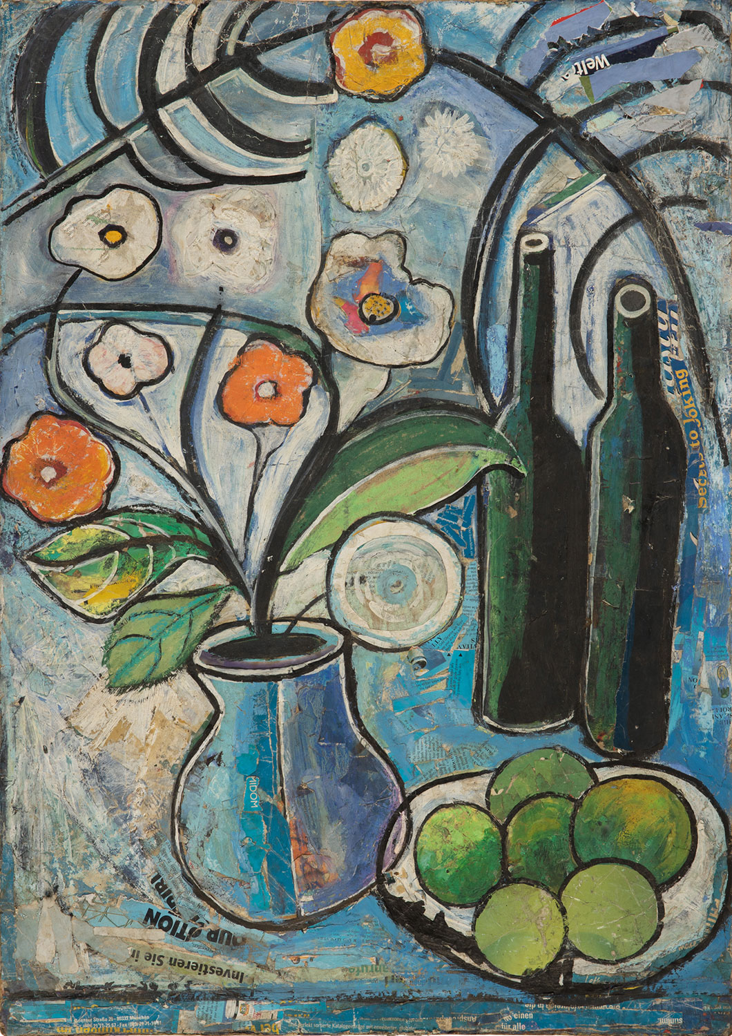 Lot 8 — Geoffrey Mukasa, Under Palm Leaf