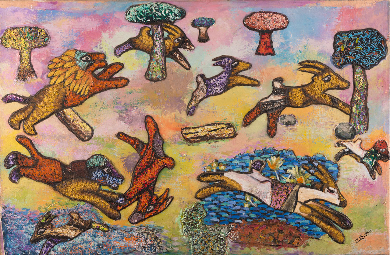 Lot 11 — Zachariah Mbutha, The Chase