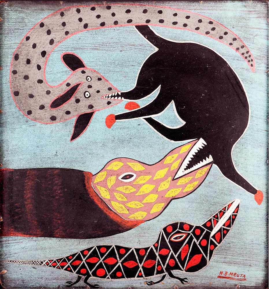 Lot 32 — Mruta Hashim Bushiri, Untitled (Sea Creatures)