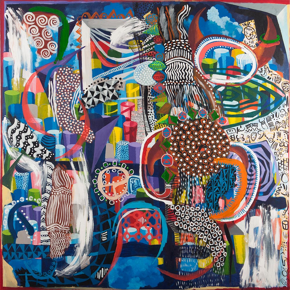 Lot 19 — Tamrat Gezahegn, Spirit Doors I