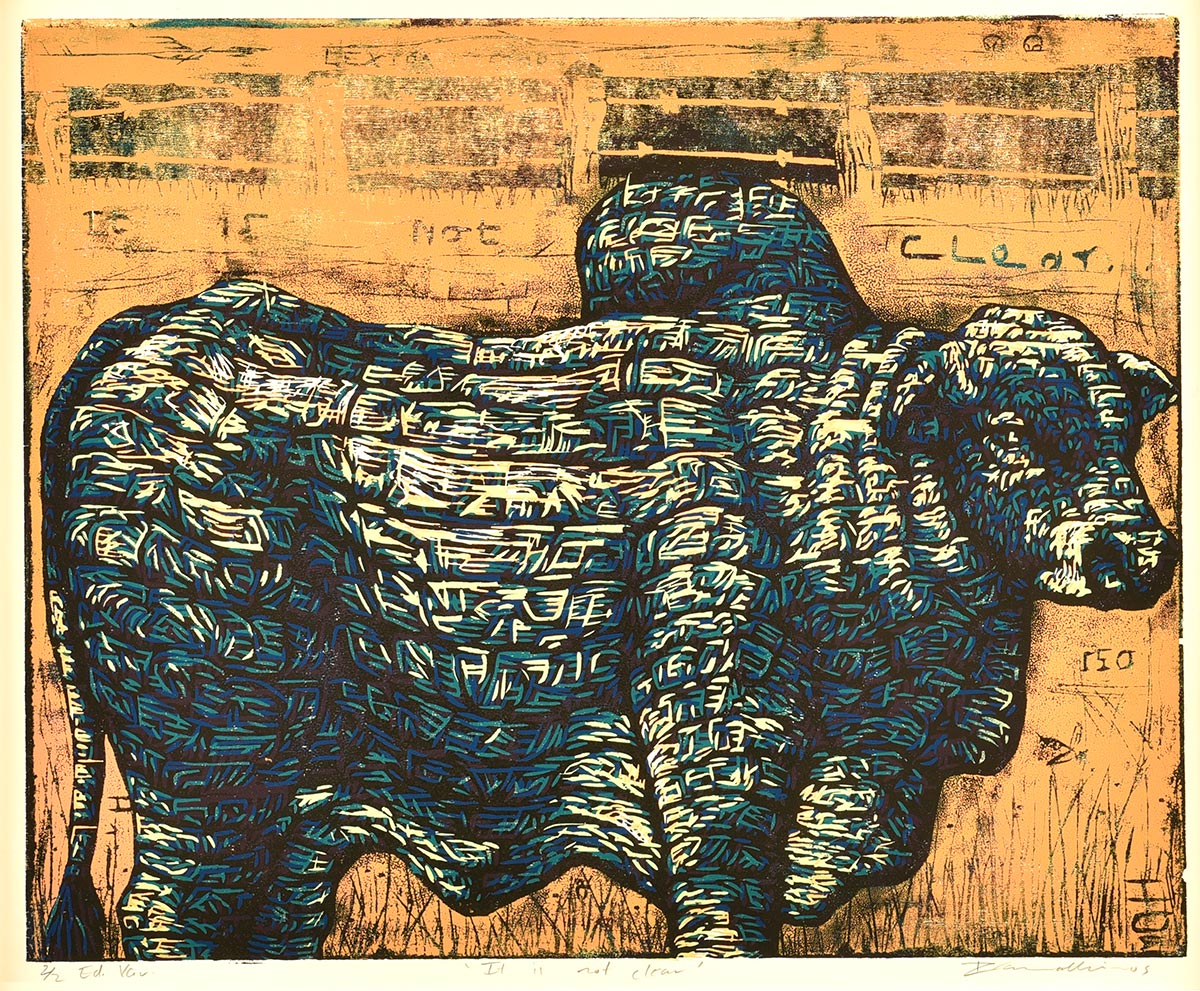 Lot 45 — Peterson Kamwathi, It is Not Clear from Constitution Bull series