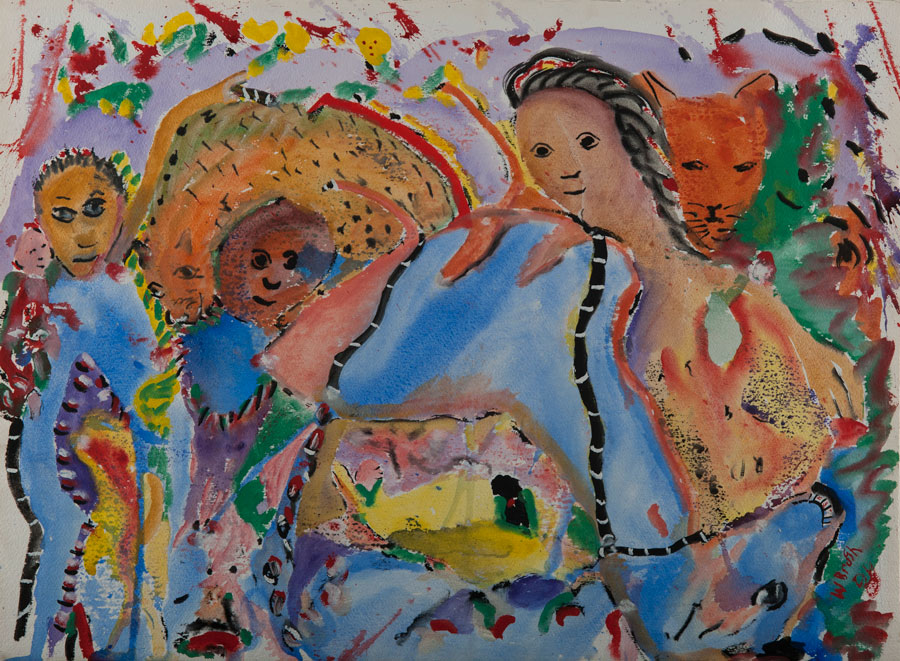 Lot 1 — Wanyu Brush, Christ in the Manger