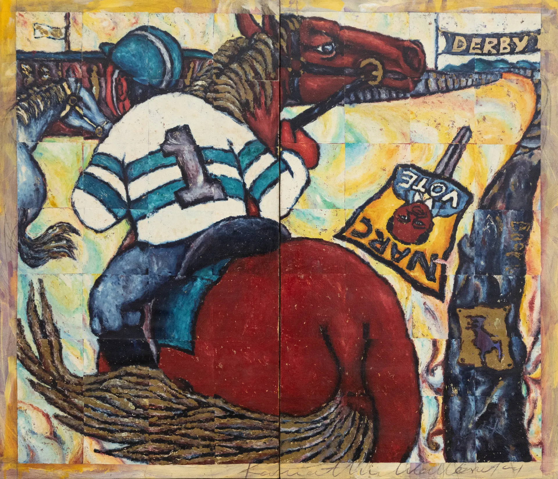 Lot 27 — Peterson Kamwathi, The Two Horse Race