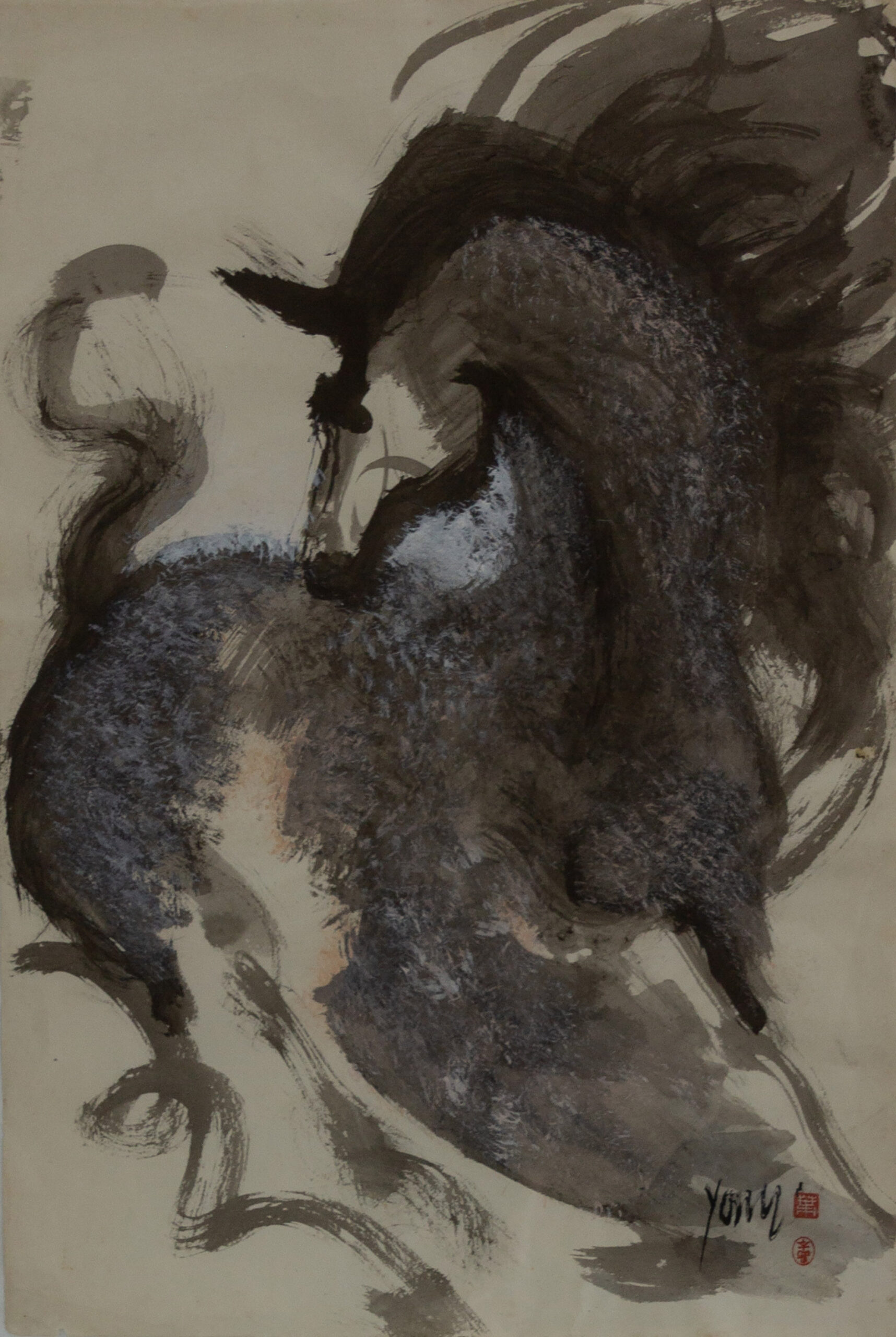 Lot 18 — Yony Waite, Untitled (Horse), circa 2021