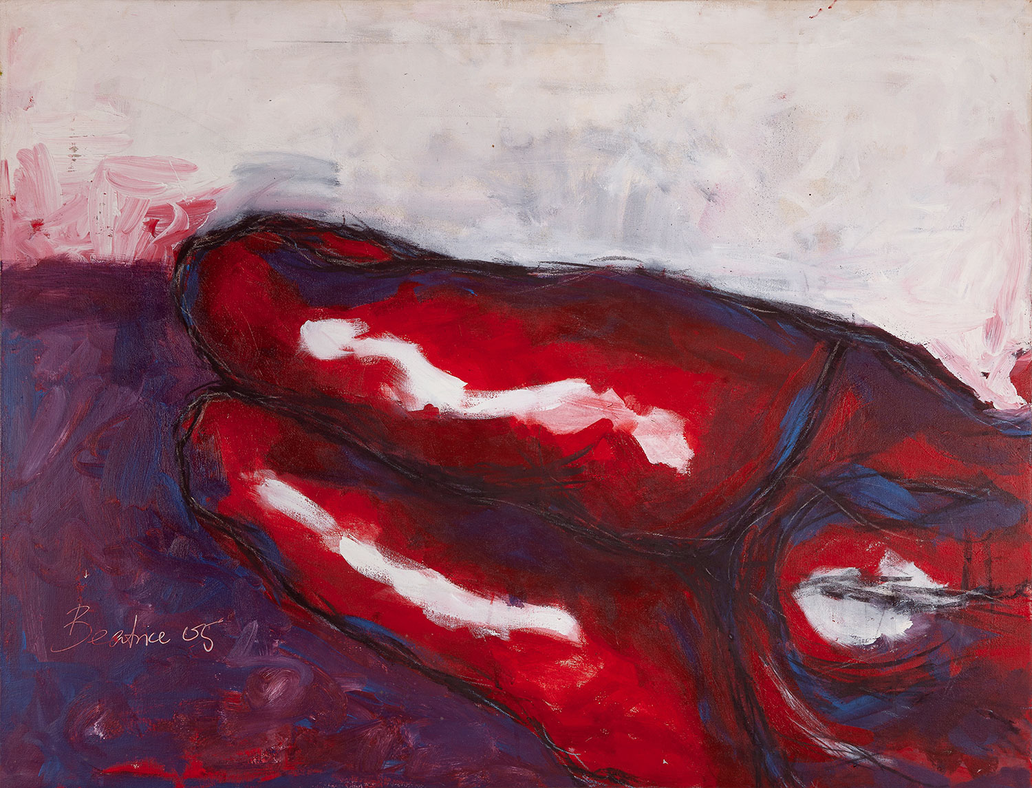 Lot 33 — Beatrice Wanjiku, Red Nude