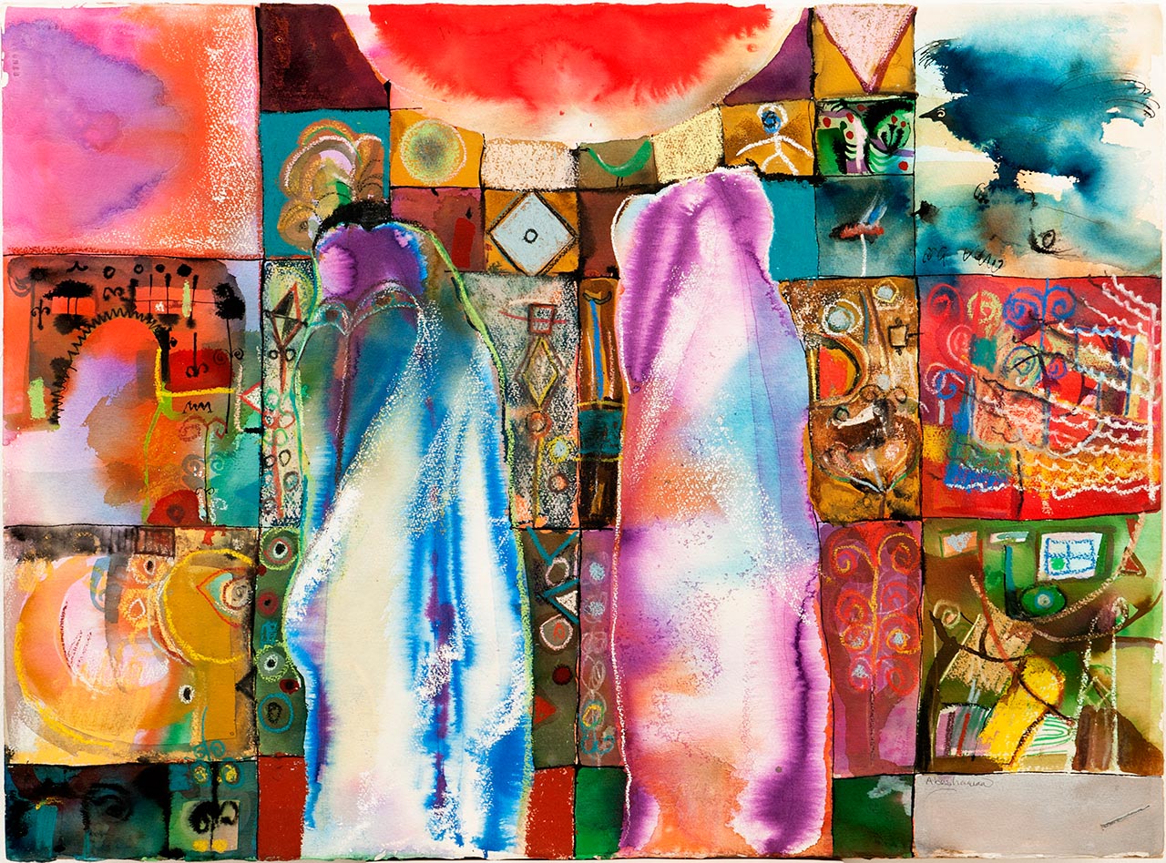 Lot 14 — Ahmed Abushariaa, Untitled