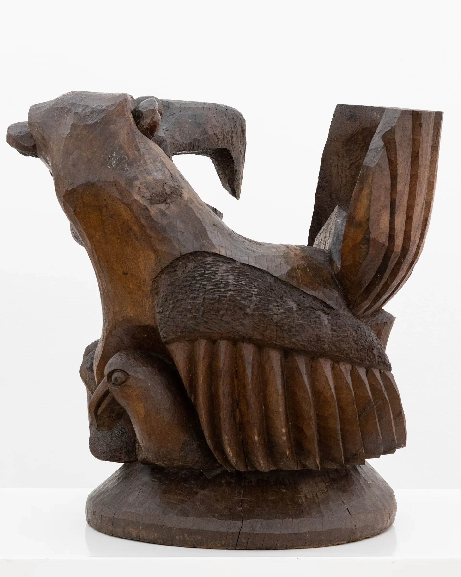 Lot 47 — Samuel Wanjau, Untitled (Bird with Chicks)