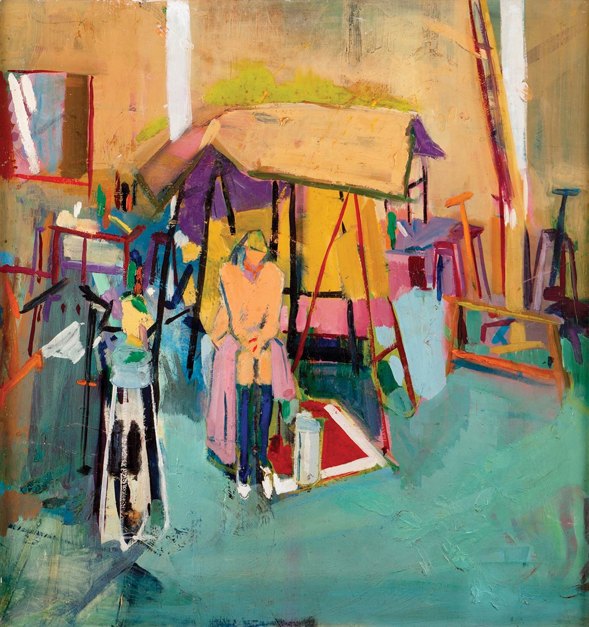 Lot 43 — Geraldine Robarts, Still Life in Studio