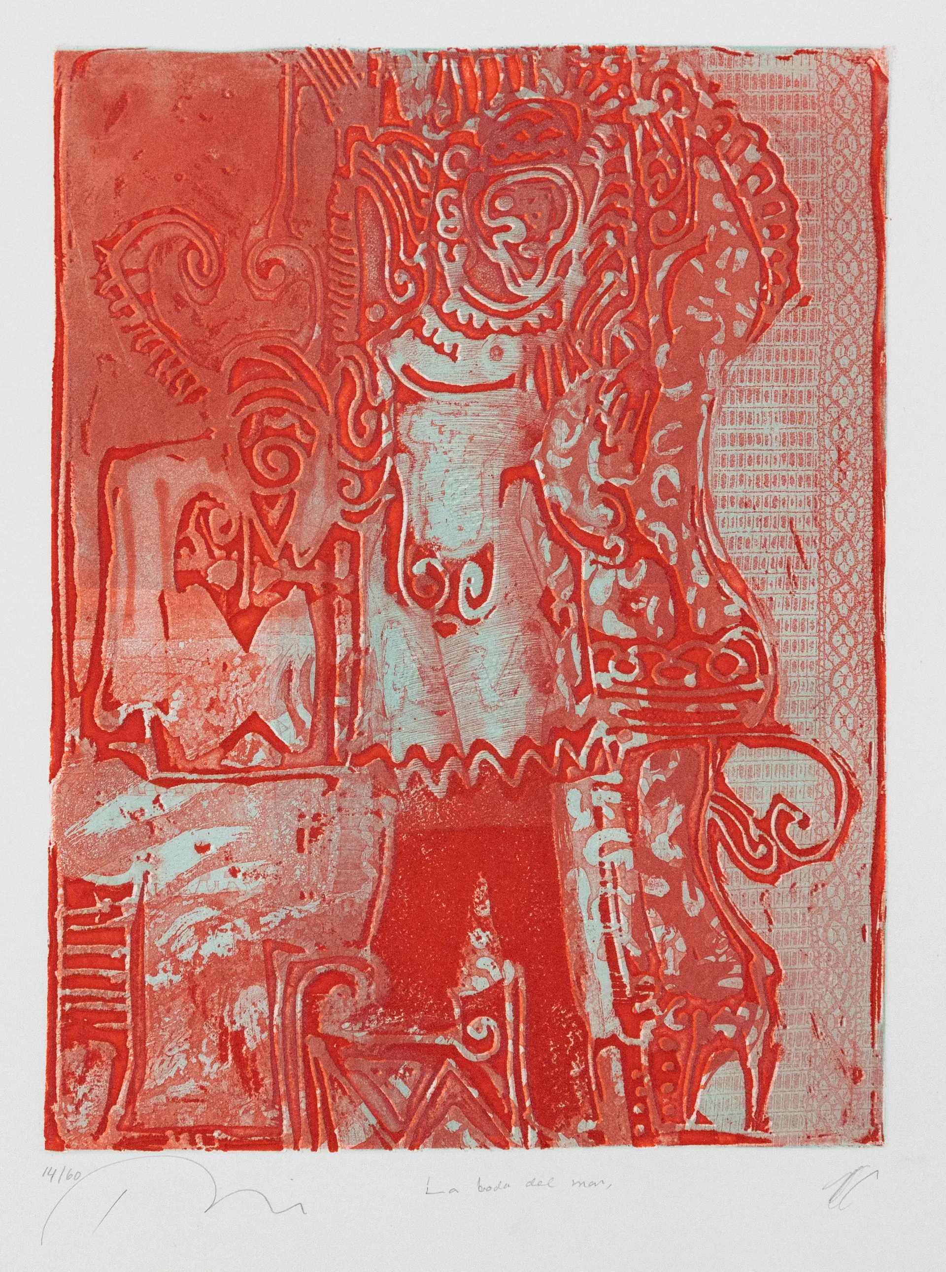 Lot 38 — Rashid Diab, La Boda Del Mar (The Wedding of the Sea) Edition 14/60