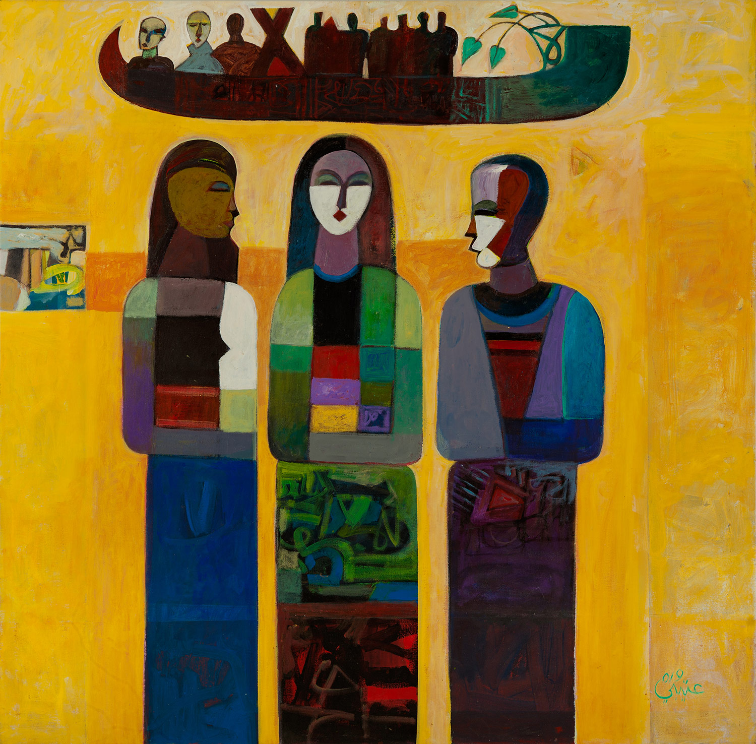 Lot 30 — Mohamed Abdella Otaybi, Three Figures