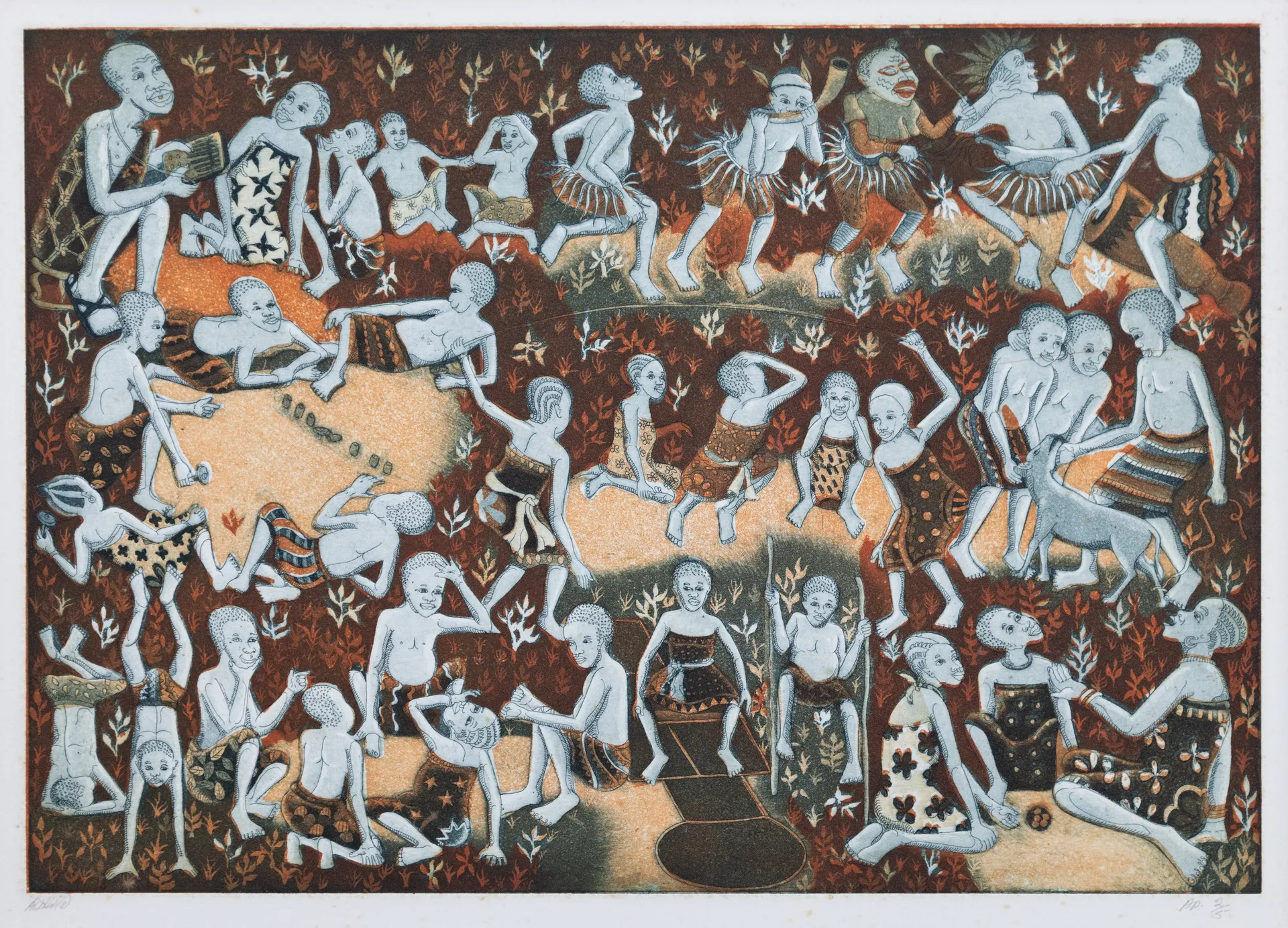 Lot 23 — Robino Ntila, Untitled (Music and Play) AP Edition 2/5