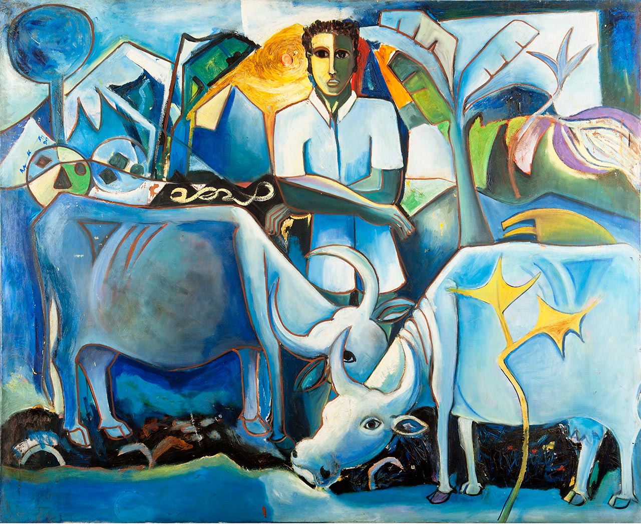 Lot 22 — Geoffrey Mukasa, At Home