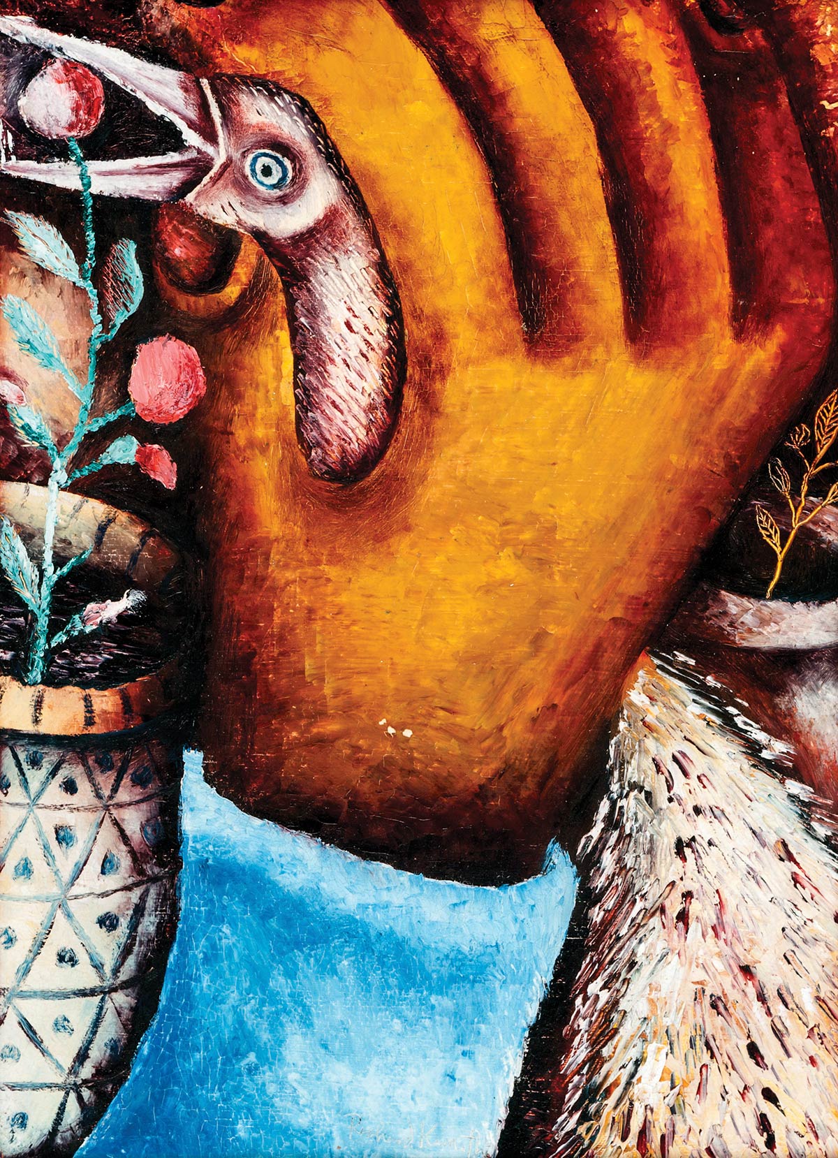 Lot 46 — Richard Kimathi, Bird in the Hand