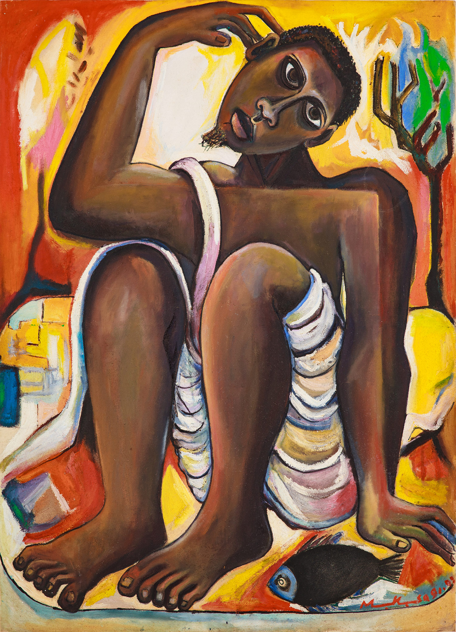 Lot 40 — Geoffrey Mukasa, Untitled