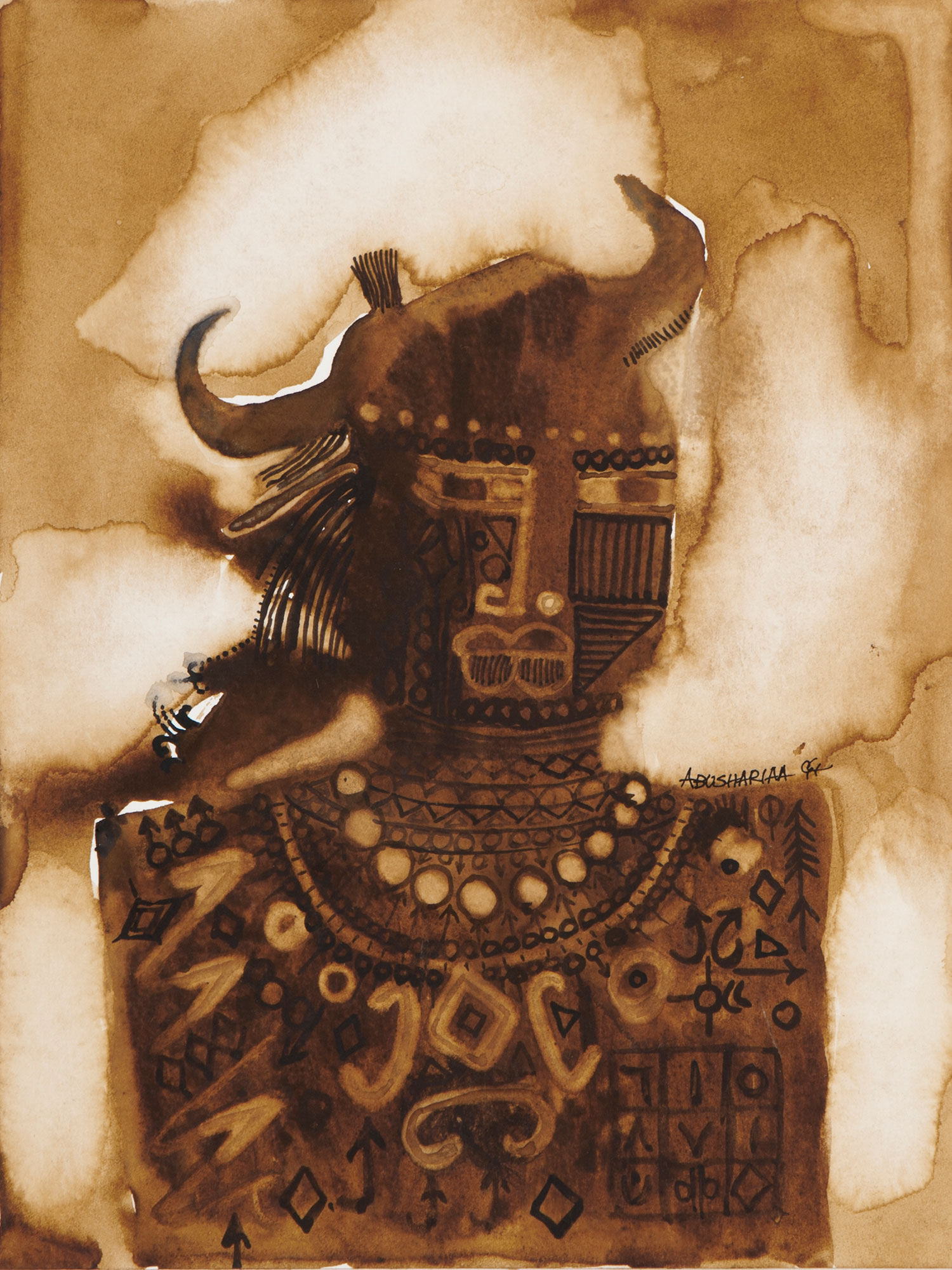 Lot 43 — Ahmed Abushariaa, Untitled