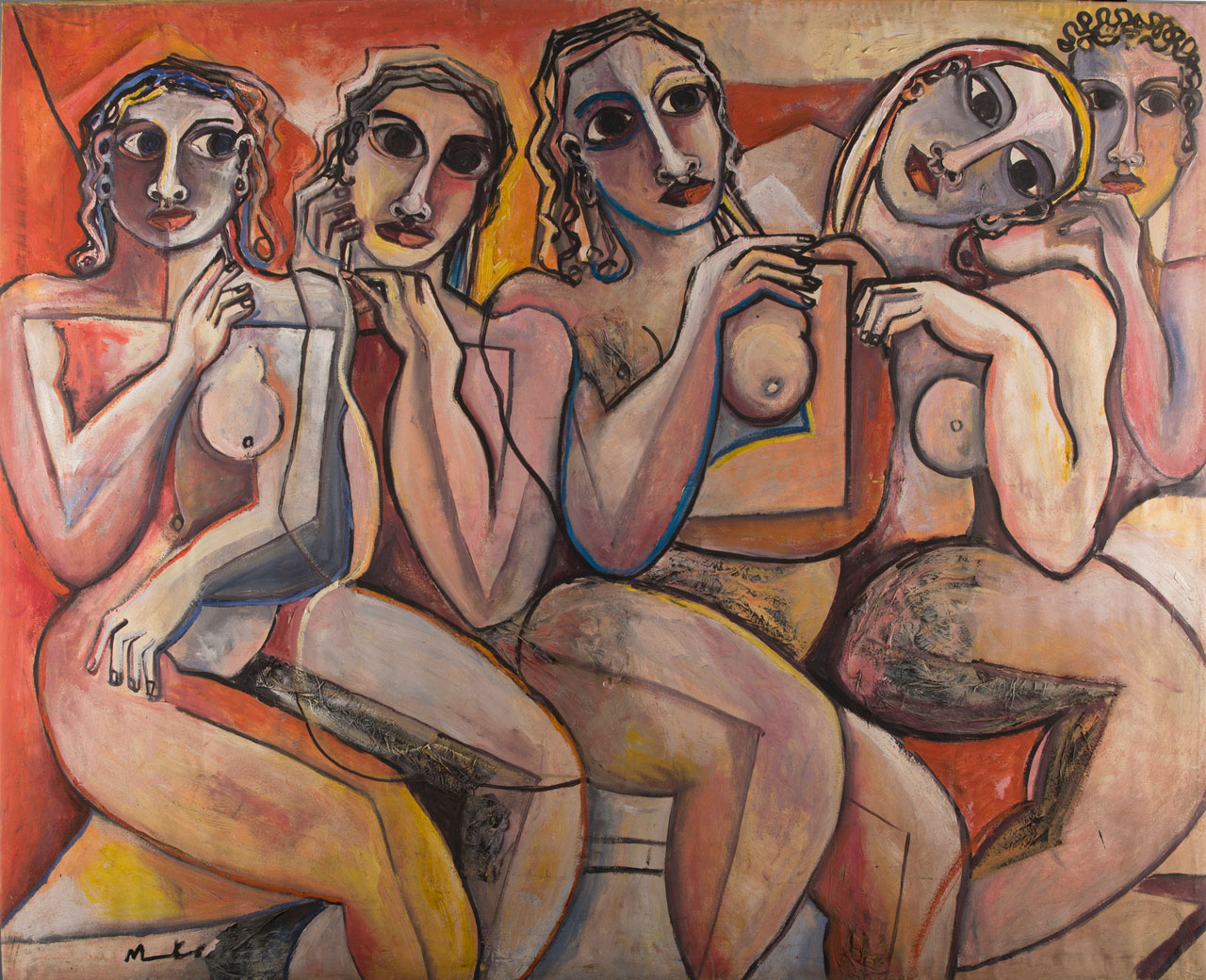 Lot 10 — Geoffrey Mukasa, Nudes