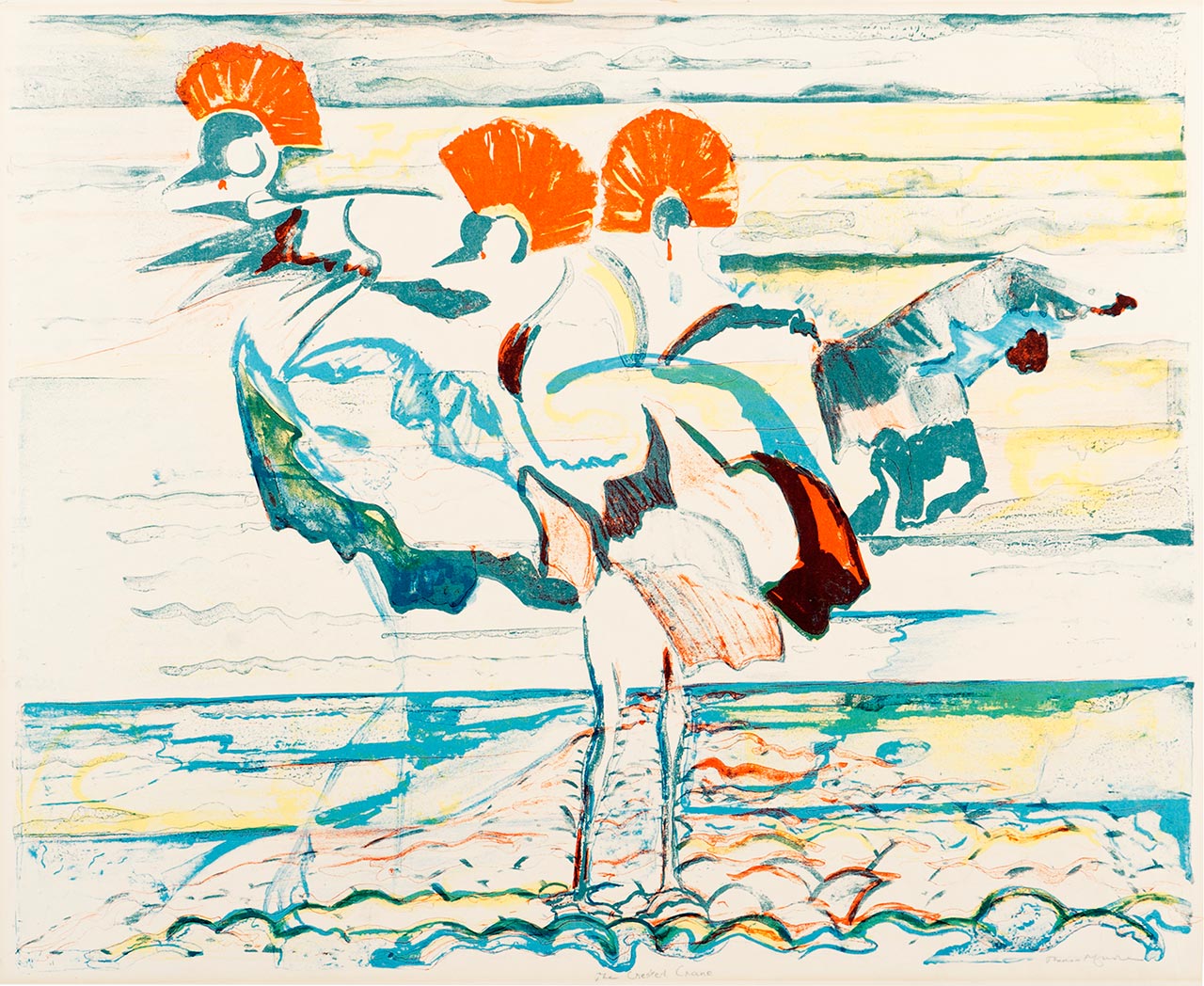 Lot 50 — Theresa Musoke, The Crested Crane