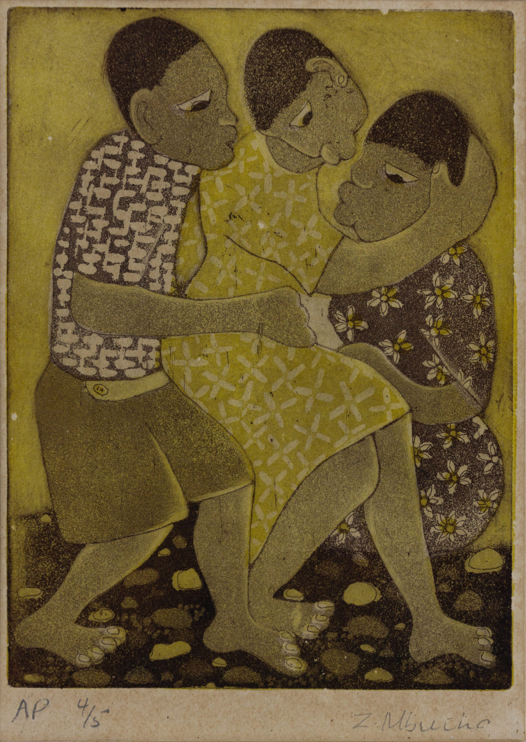 Lot 43 — Zachariah Mbutha, Untitled, undated (ed. AP 4/5)