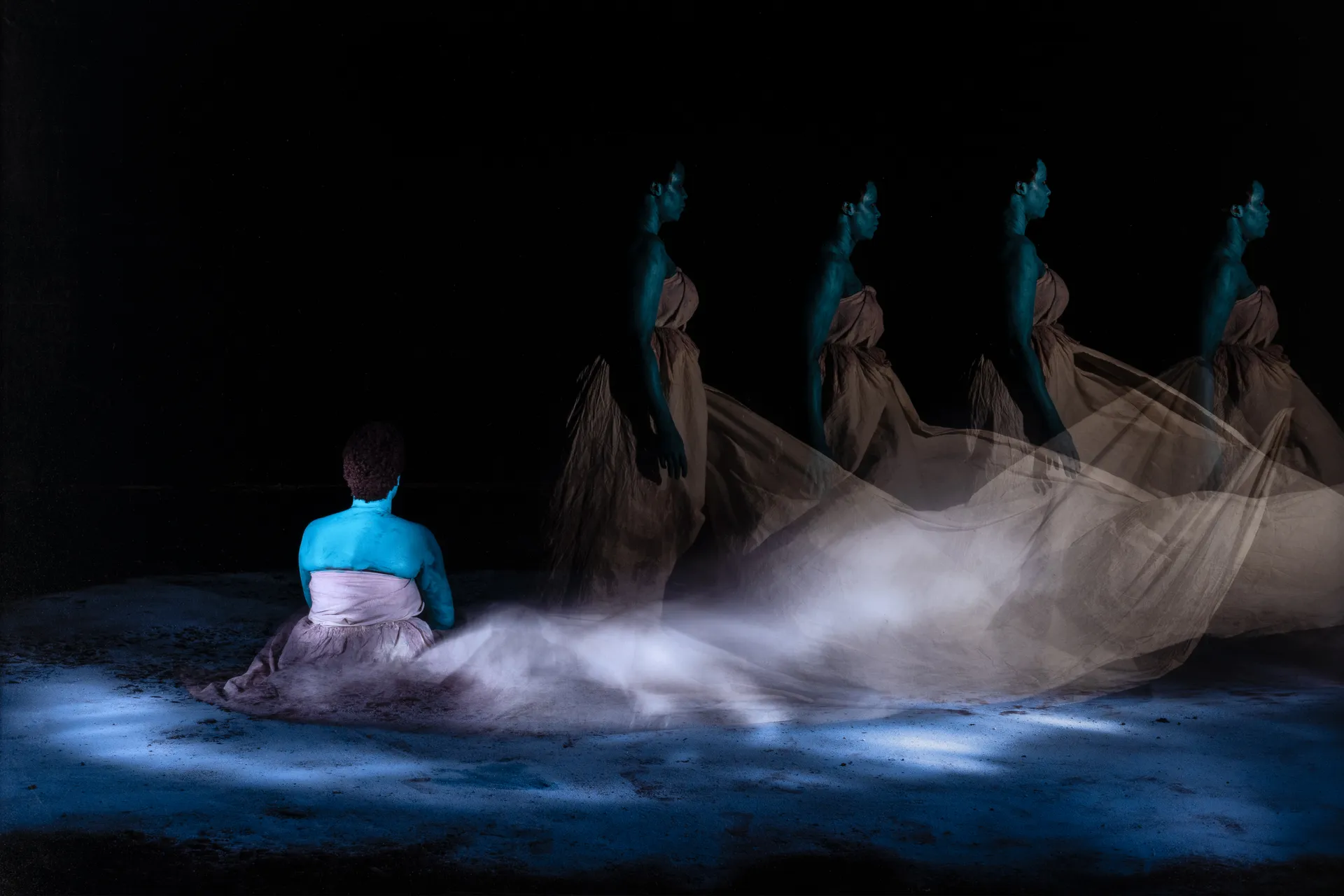 Lot 28 — Stacey Gillian Abe, Indigo #3 Edition 1/5