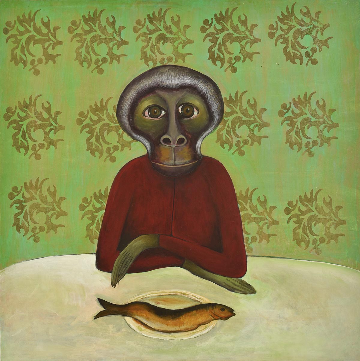 Lot 38 — Souad Abdel Rassoul, Untitled (Mealtime)