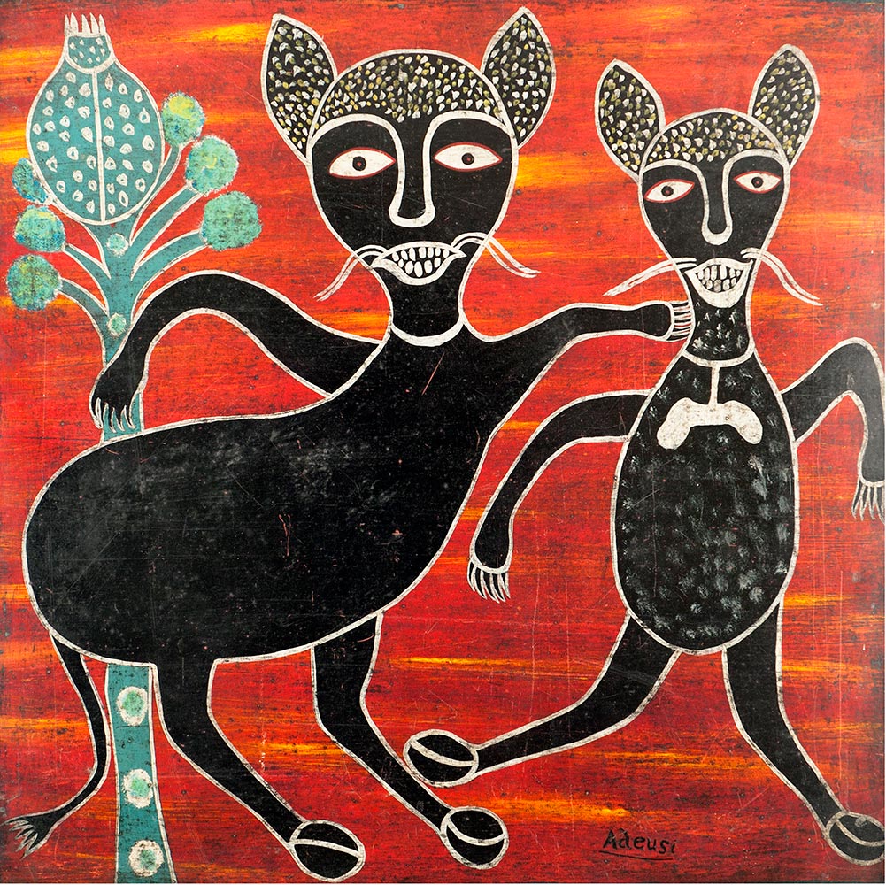 Lot 31 — Adeusi Mandu Mmatambwe, Untitled (Mashetani)