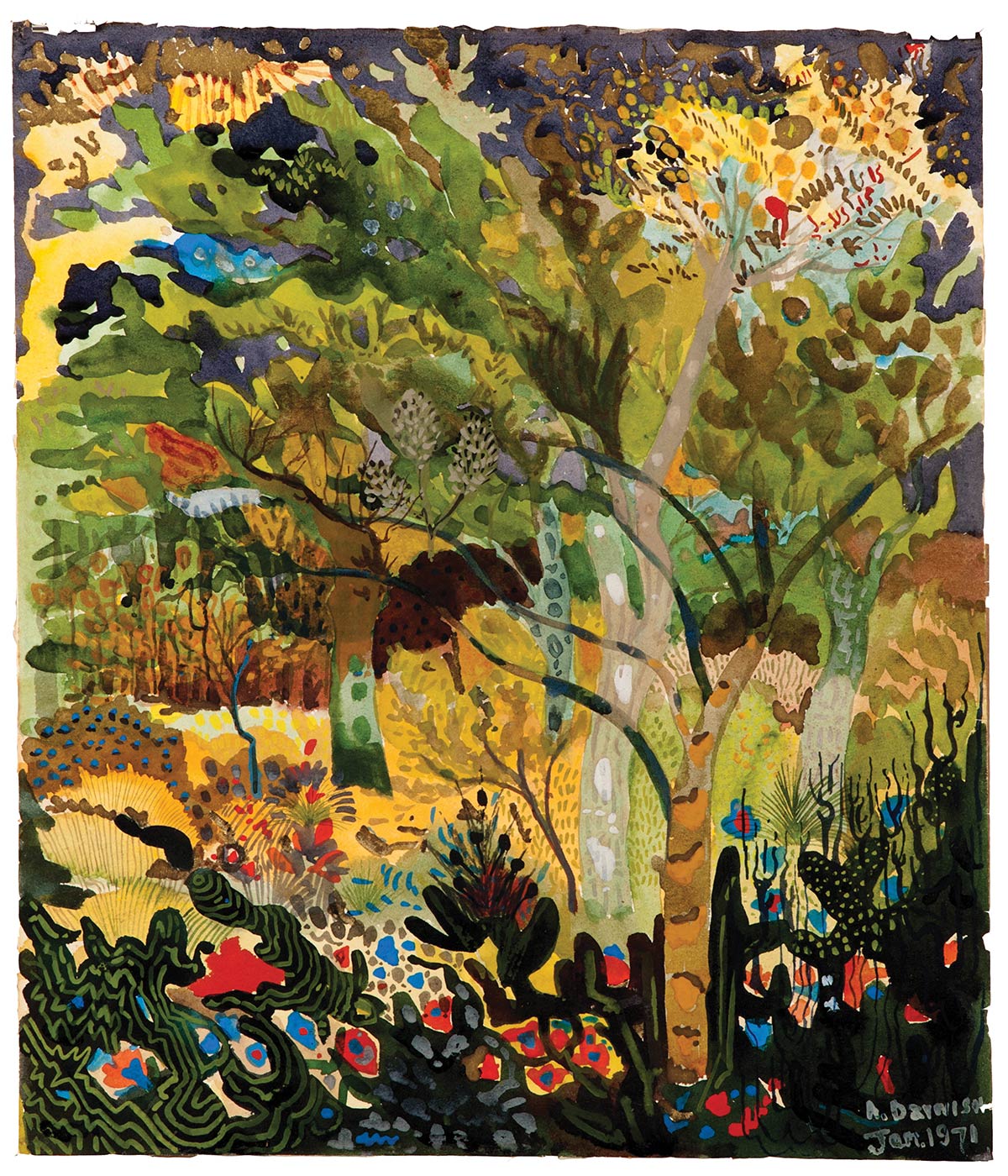 Lot 22 — Ali Hussein Darwish (Tanzanian/British, born 1936), Forest