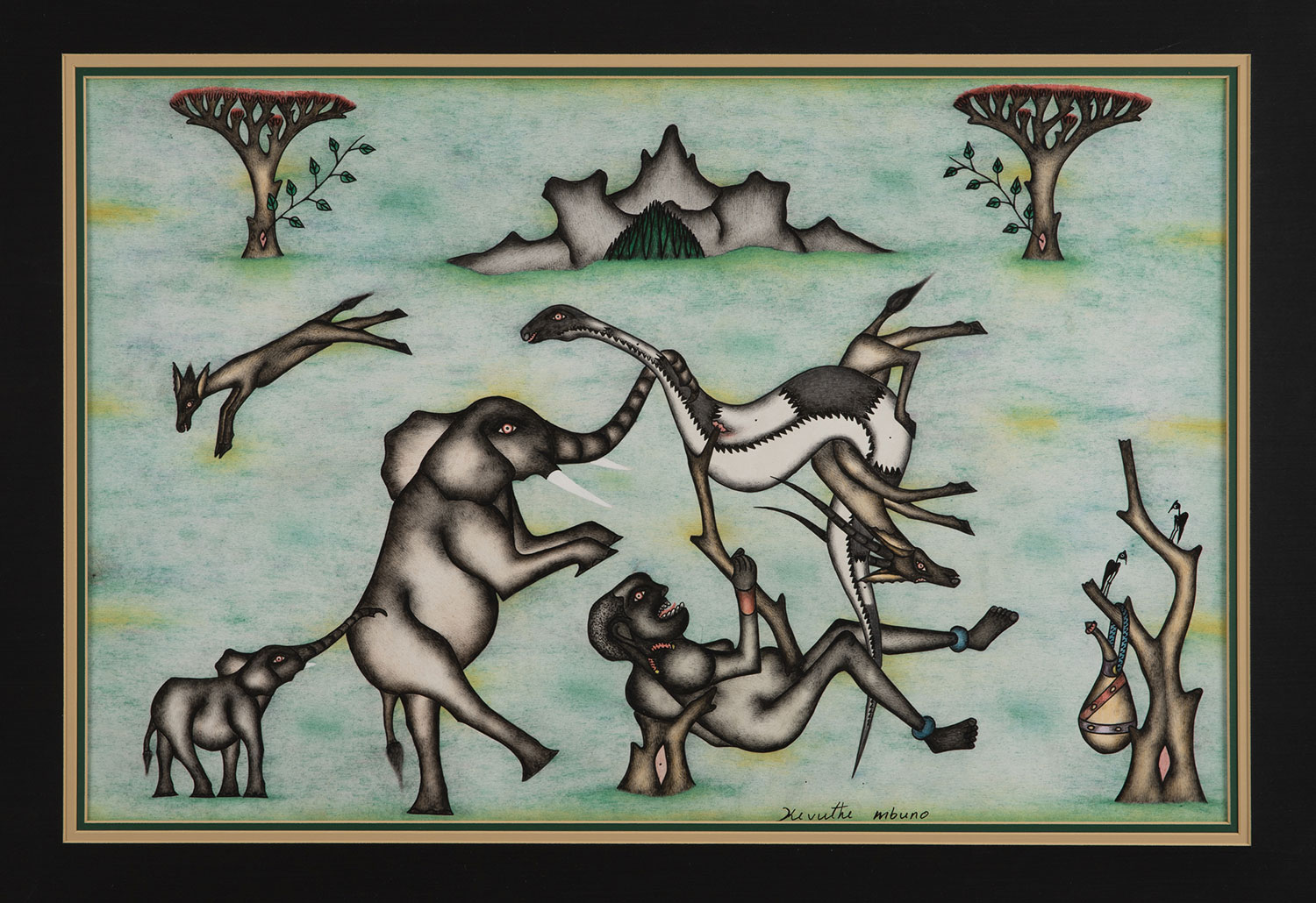 Lot 10 — Kivuthi Mbuno, Untitled
