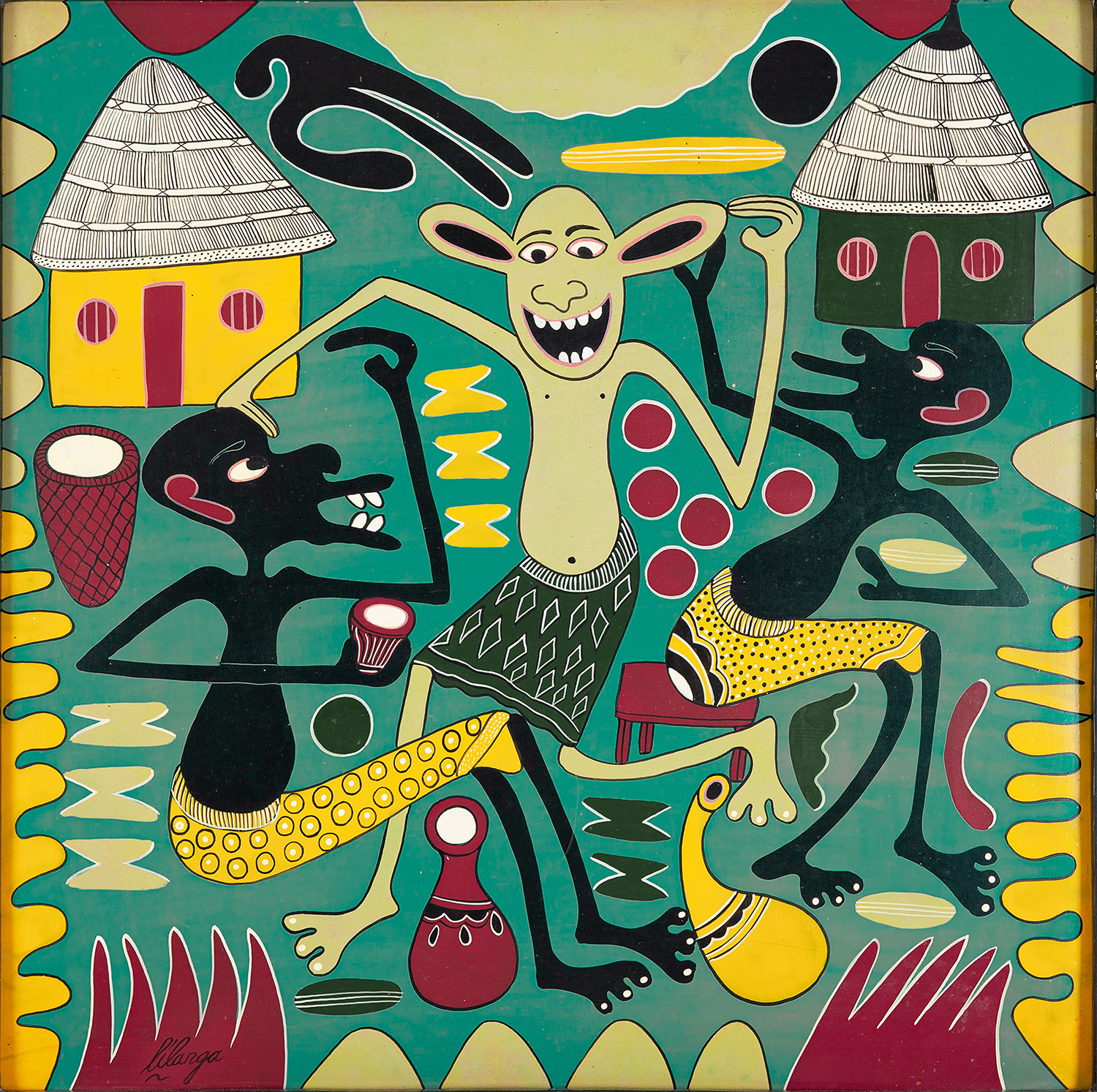 Lot 20 — George Lilanga, Nafurahi sana sasa nimepata mke wa pili anae nipenda (I’m happy to have found a second wife who loves me), between 1992-94