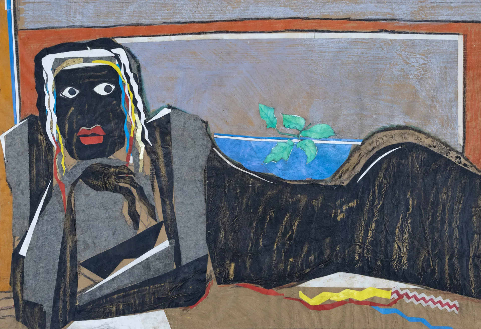 Lot 65 — Geoffrey Mukasa, Untitled (Reclining Figure)