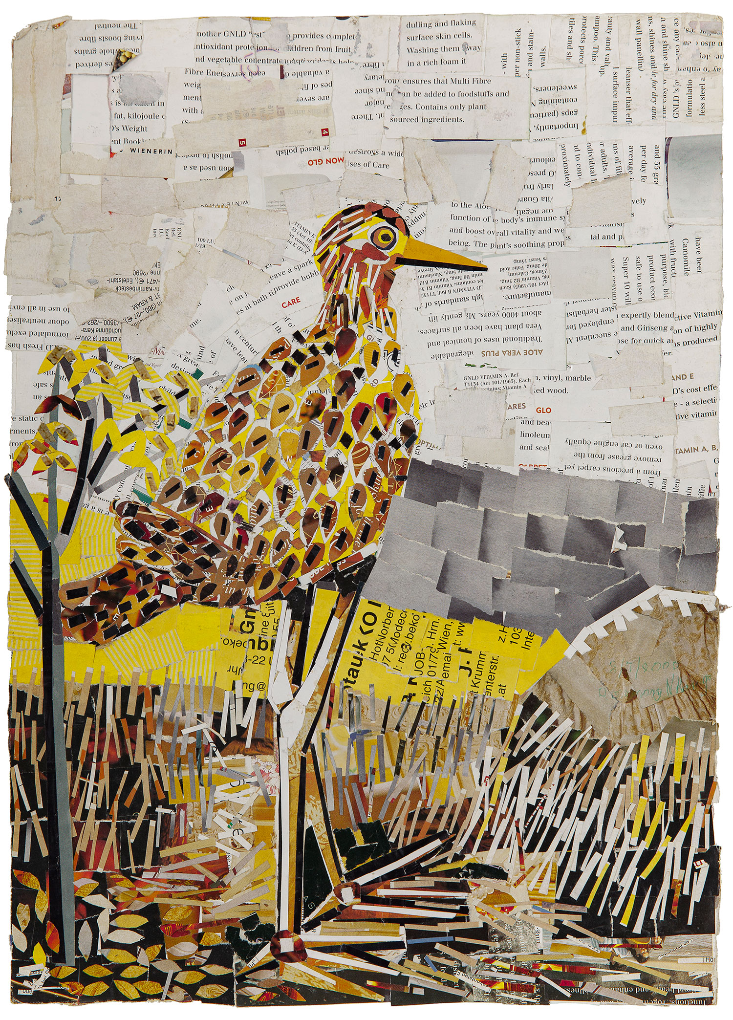 Lot 25 — Rosemary Karuga, Untitled I, II, III (Kenyan Birds triptych)