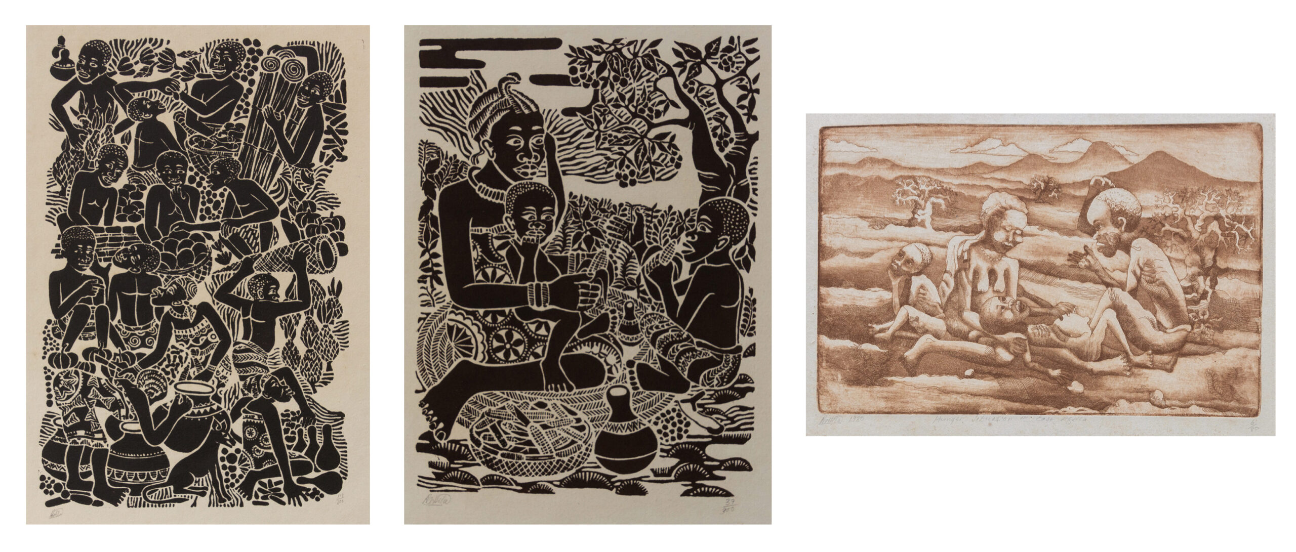 Lot 12 — Robino Ntila, a. Untitled (13 figures), undated