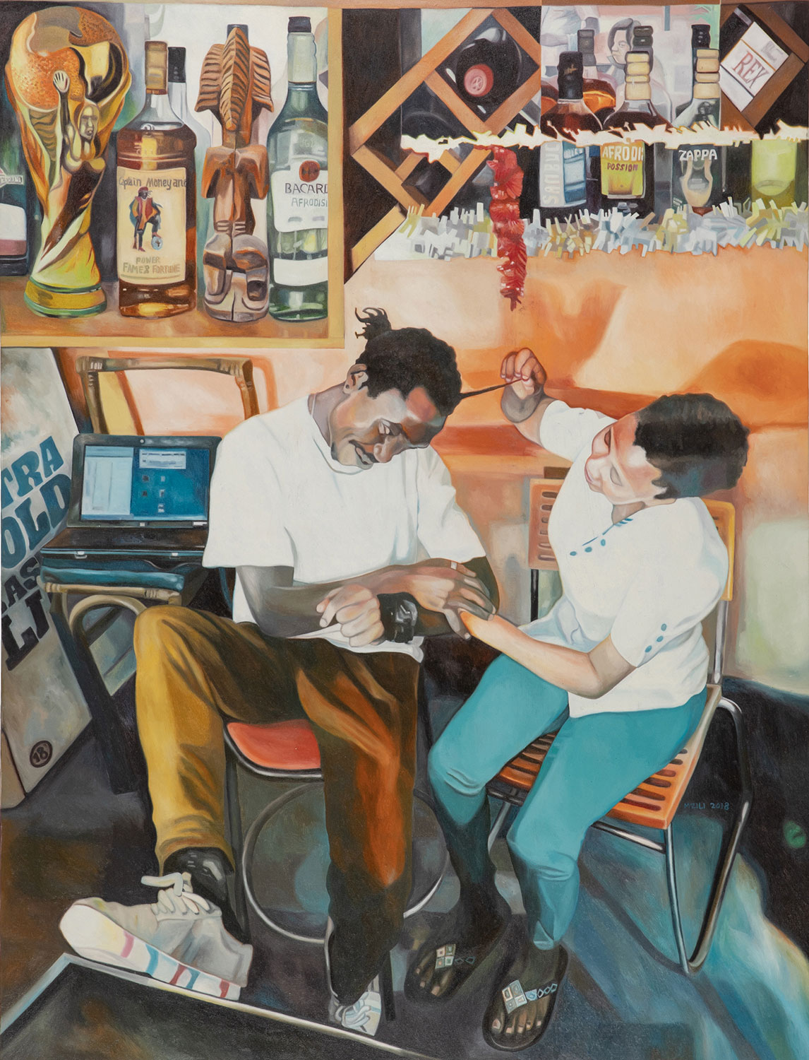 Lot 12 — Henry ‘Mzili’ Mujunga, Hair Salon