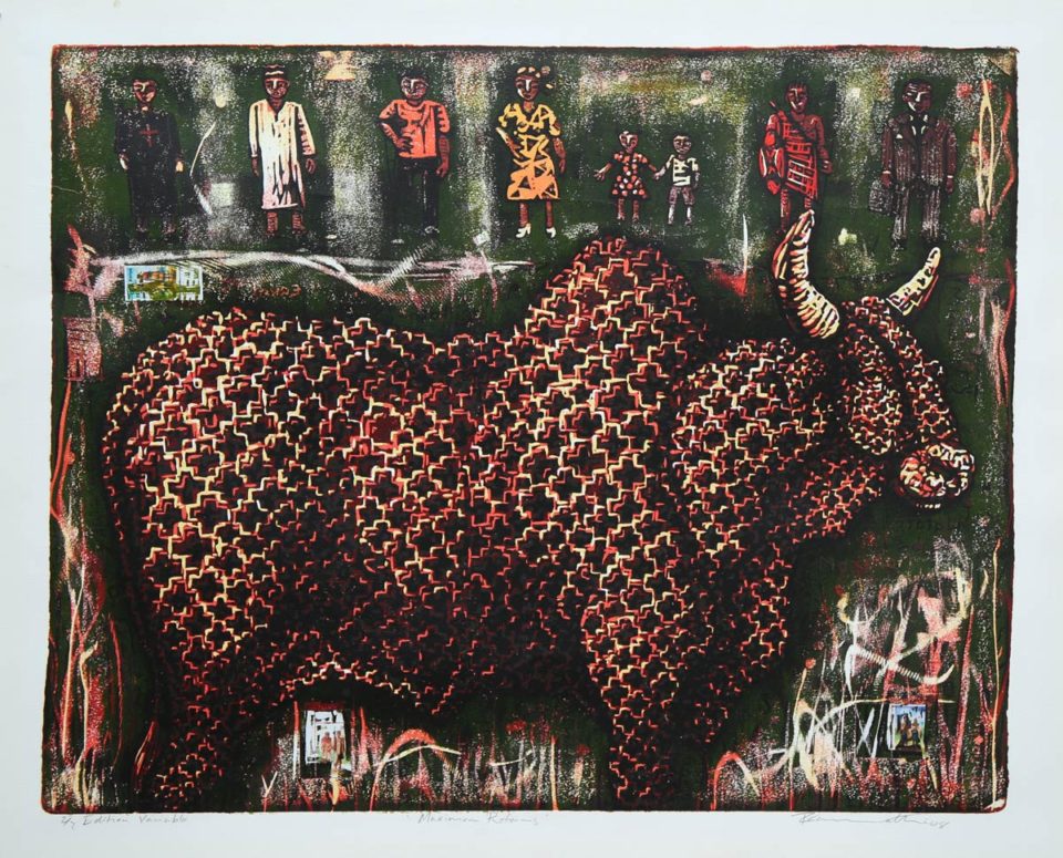 Circle East African Modern and Contempoary Art Auction Nairobi 2017, Lot 1 Peterson Kamwathi