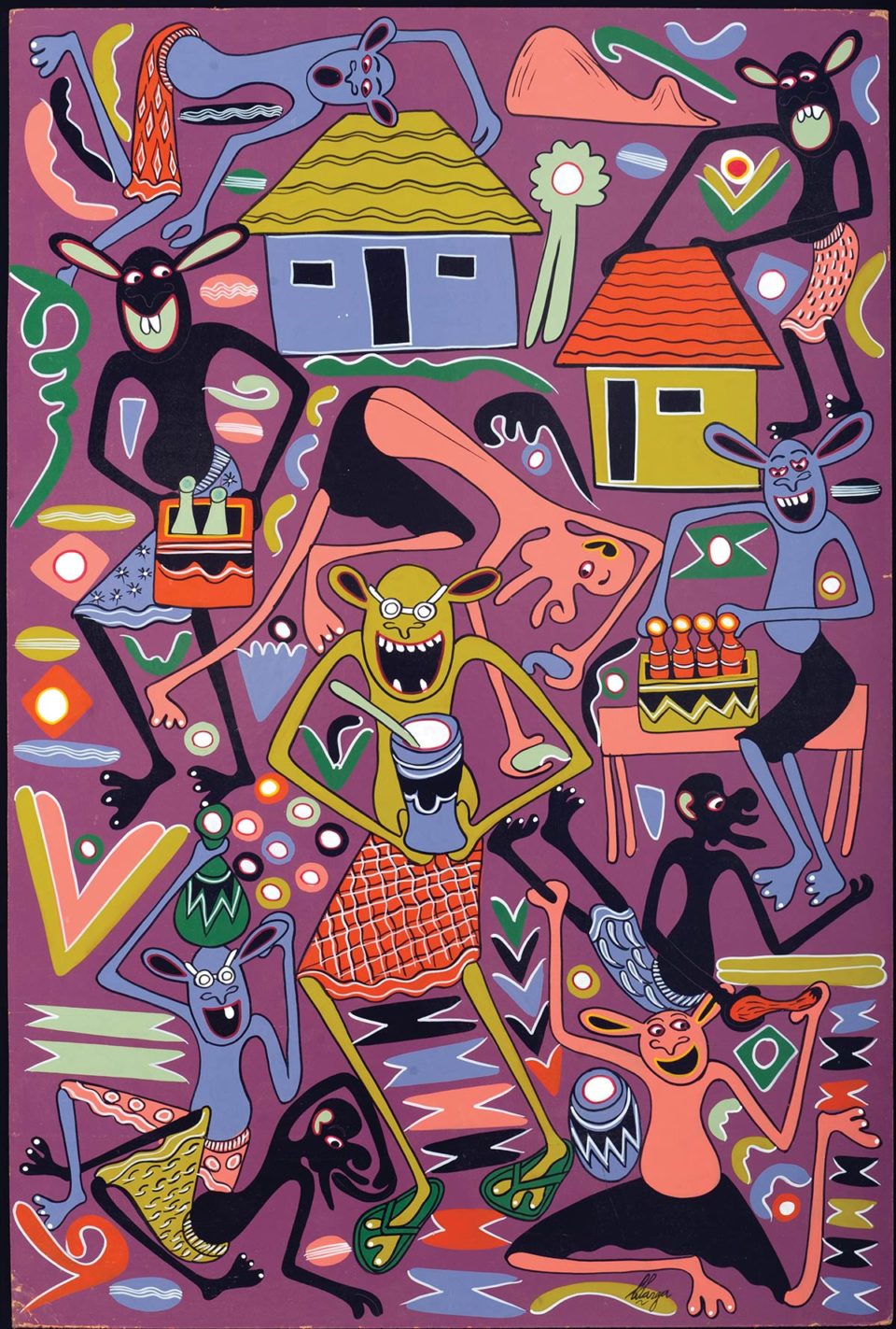 Circle Art Auction Nairobi 2017, Lot 5 George Lilanga