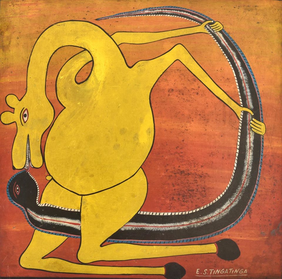 Lot 15 Edward Saidi Tingatinga at Art Auction East Africa