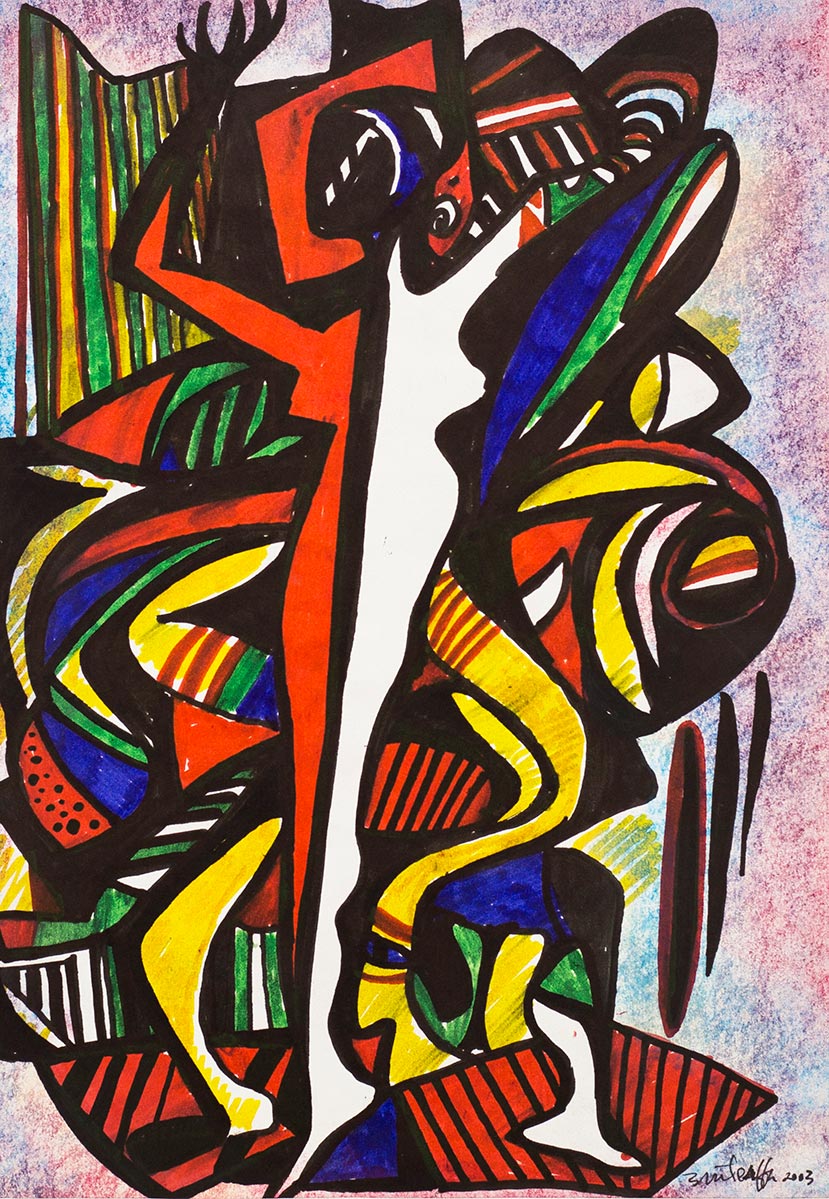 Lot 48 Tibebe Terffa at Art Auction East Africa 2018