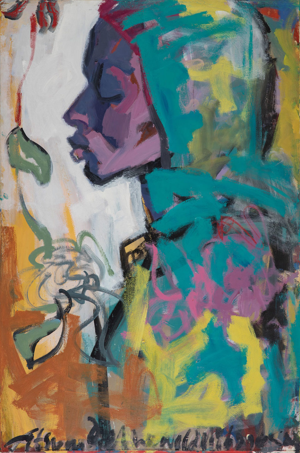 Lot 2 Fitsum Berhe Woldelibanos (Eritrean, born 1979) Woman, 2010, at the Art Auction East Africa 2019