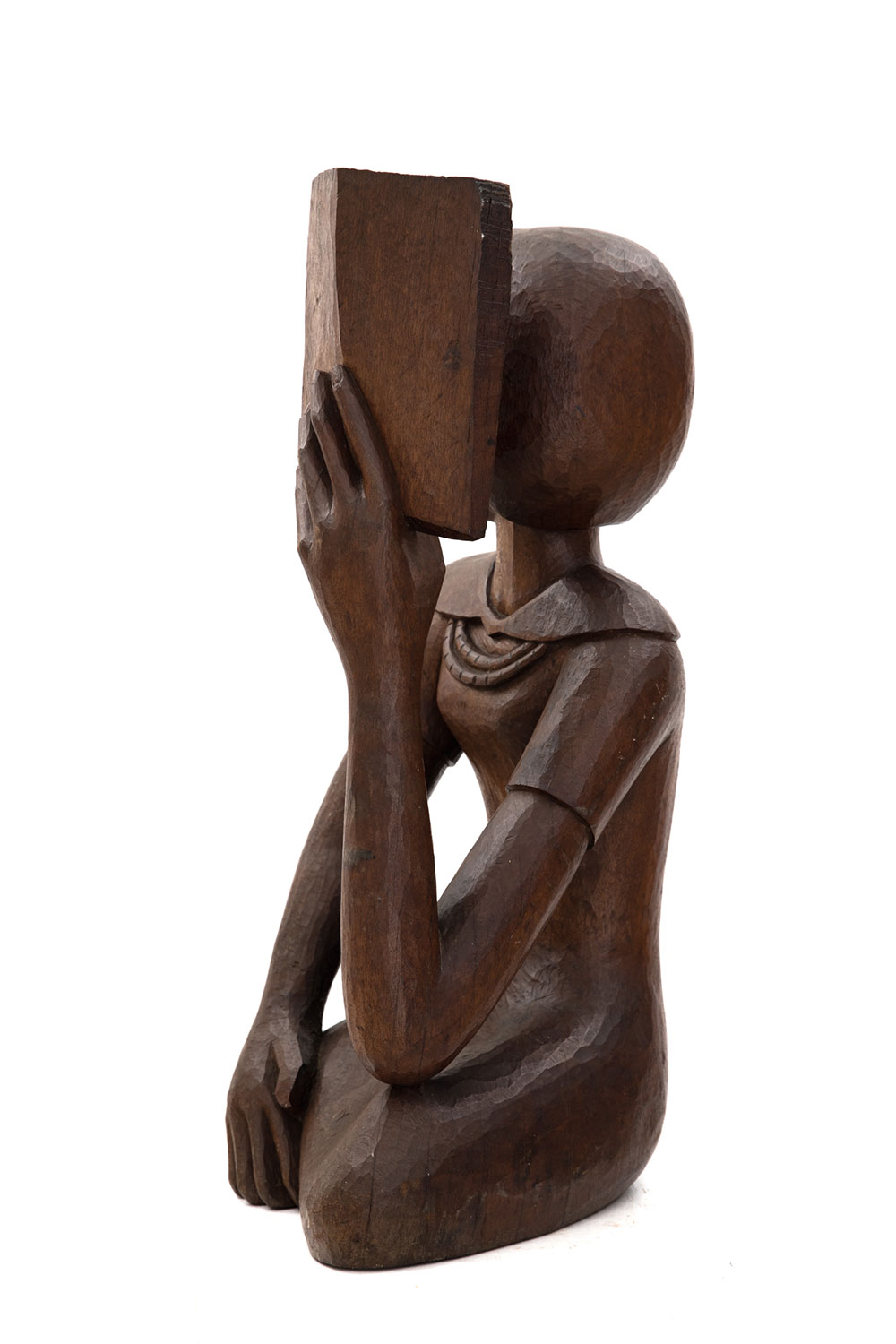 Lot 31 Samwel Wanjau (Kenyan, 1938–2013) Woman Reading, undated (circa late 1970s to early 1980s) at the Art Auction East Africa 2019